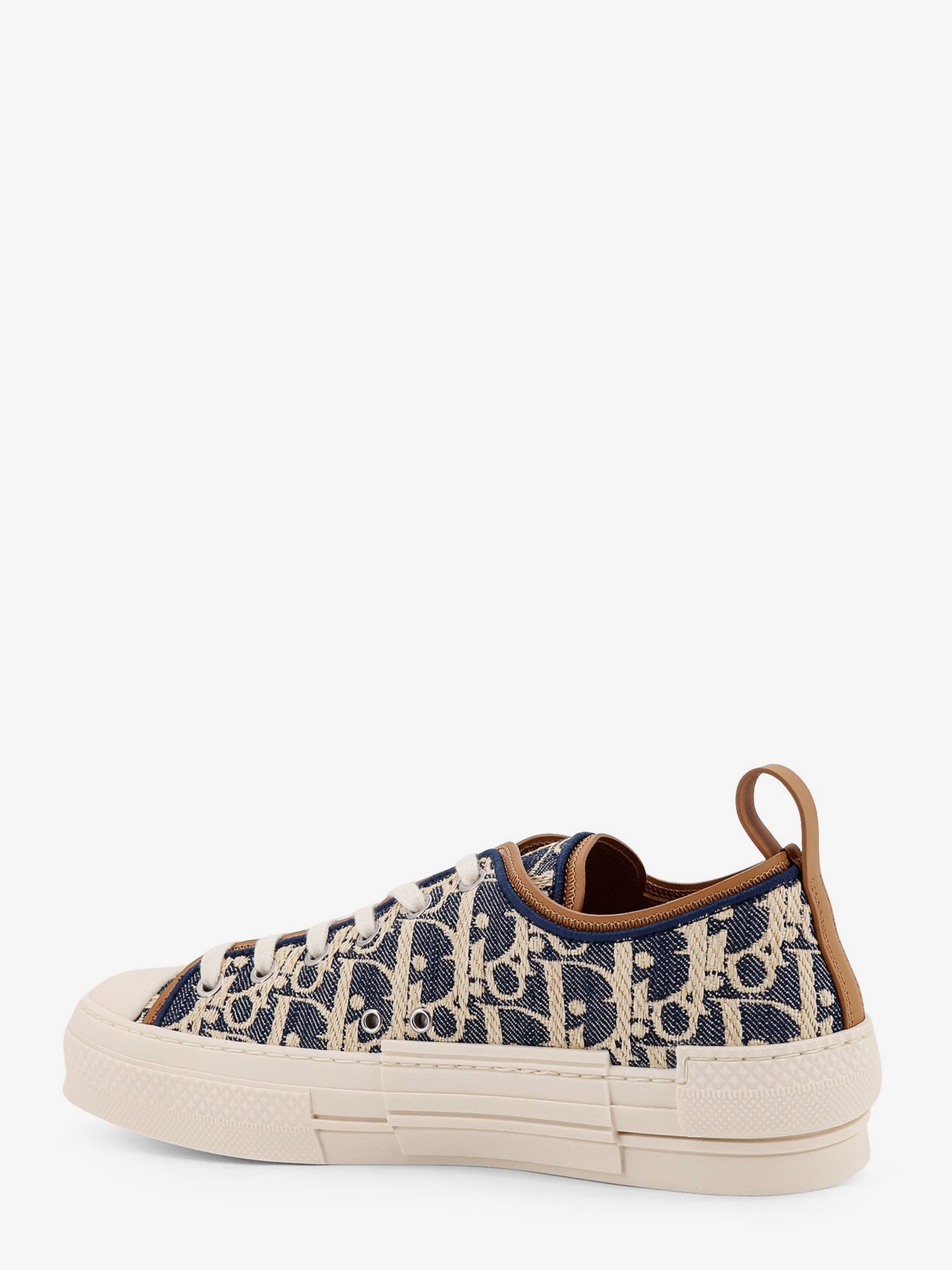 Dior Men B23 League Dior Oblique Jacquard Fabric Low-Top Sneakers
