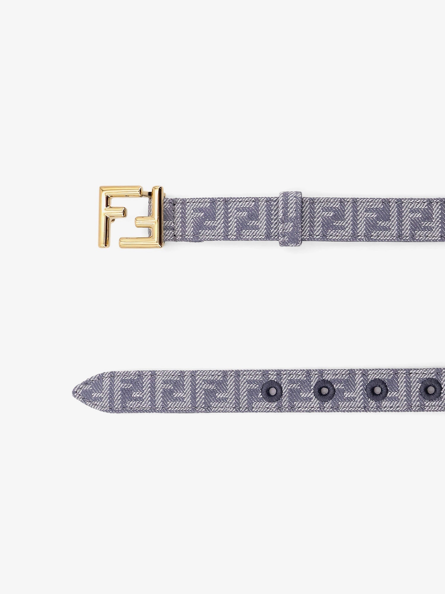 Fendi Women Jacquard Ff Fabric Belt