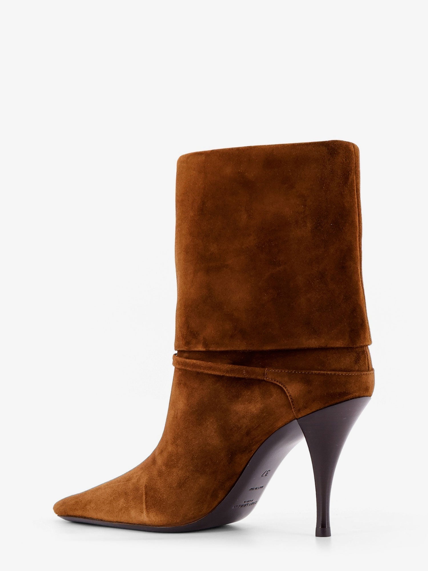 Saint Laurent Women Vicky 90 Suede Boots