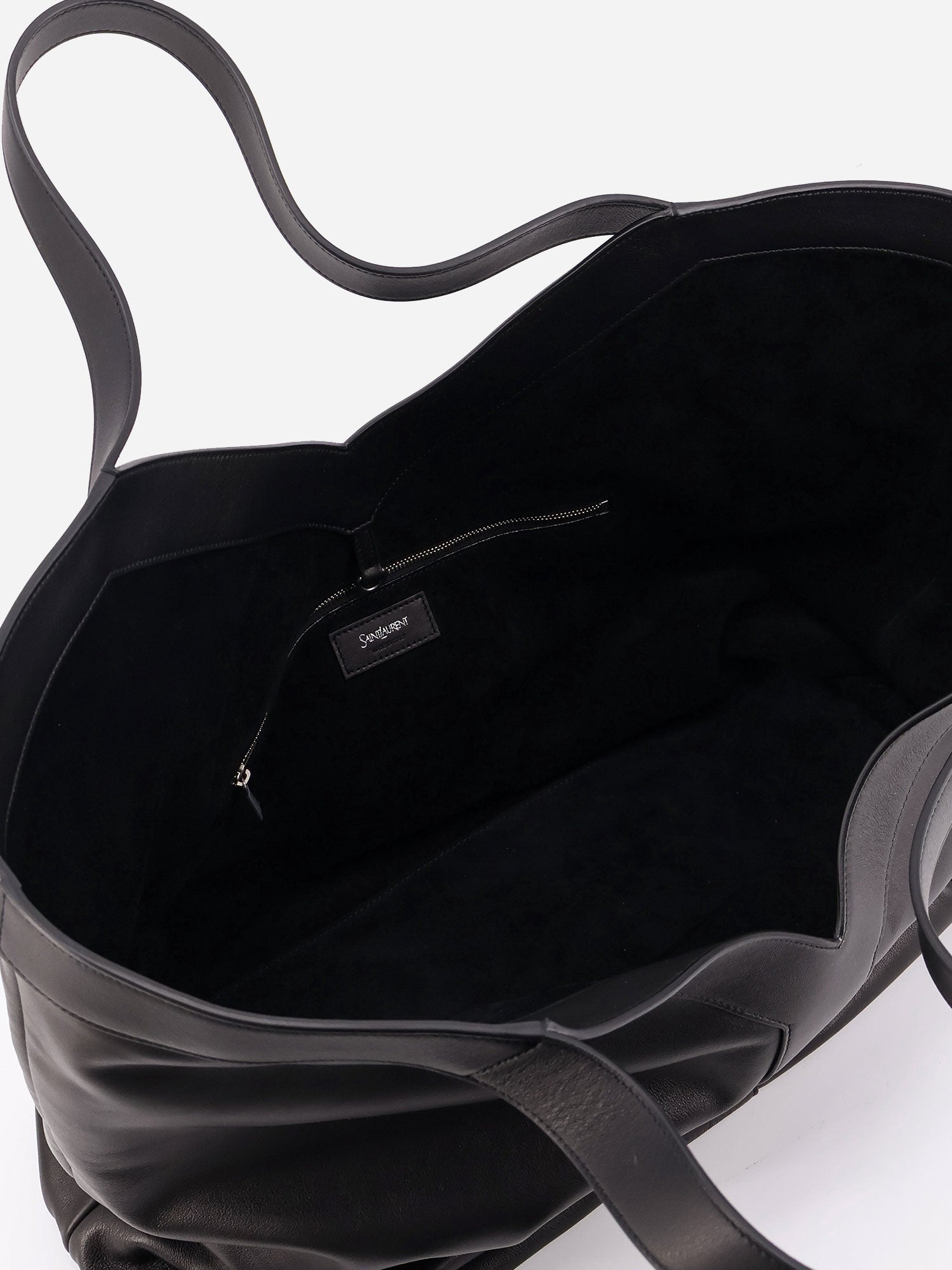 Saint Laurent Men Y Oversize Leather Tote Bag