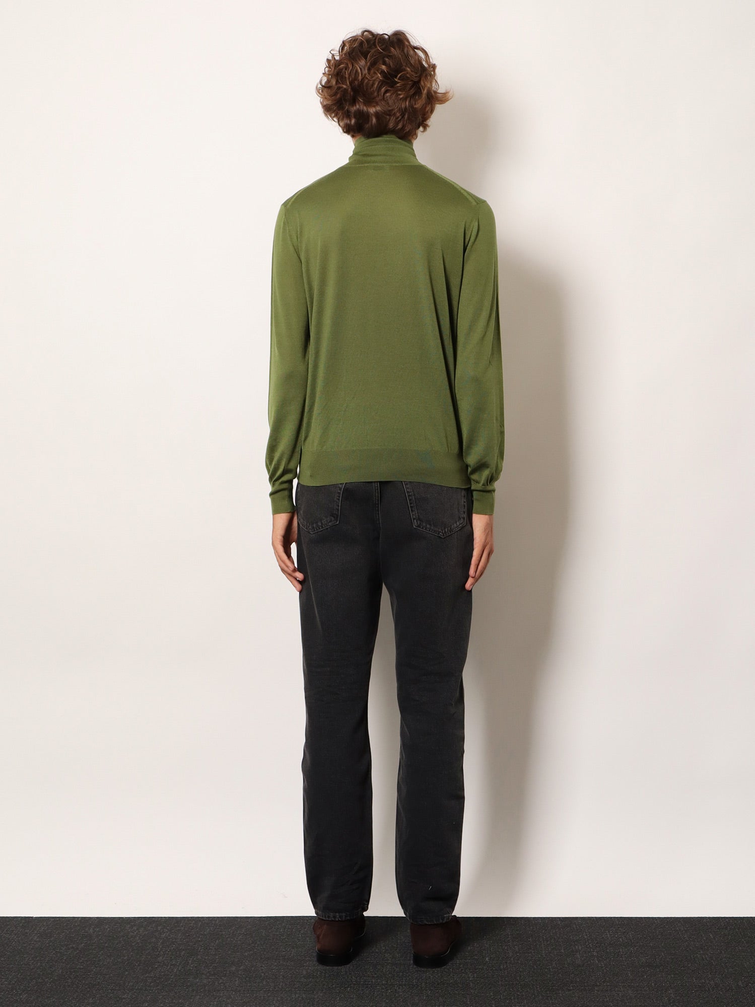 Saint Laurent Men Cashmere, Wool And Silk Turtleneck Sweater