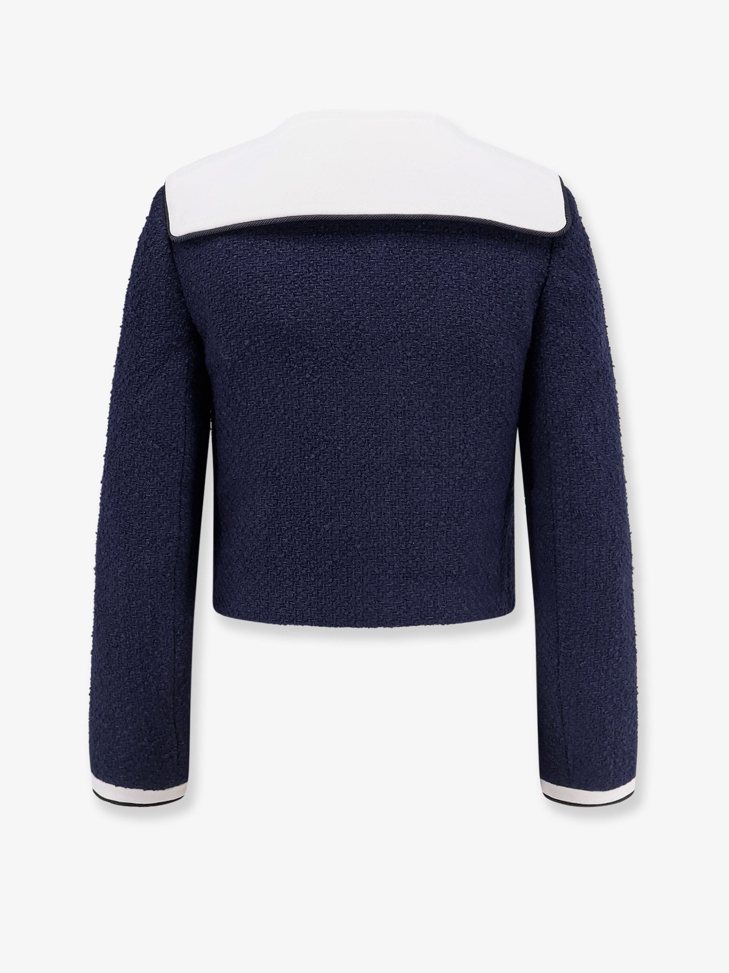 Self Portrait Women Boucle Fabric Blazer With Jewel Buttons