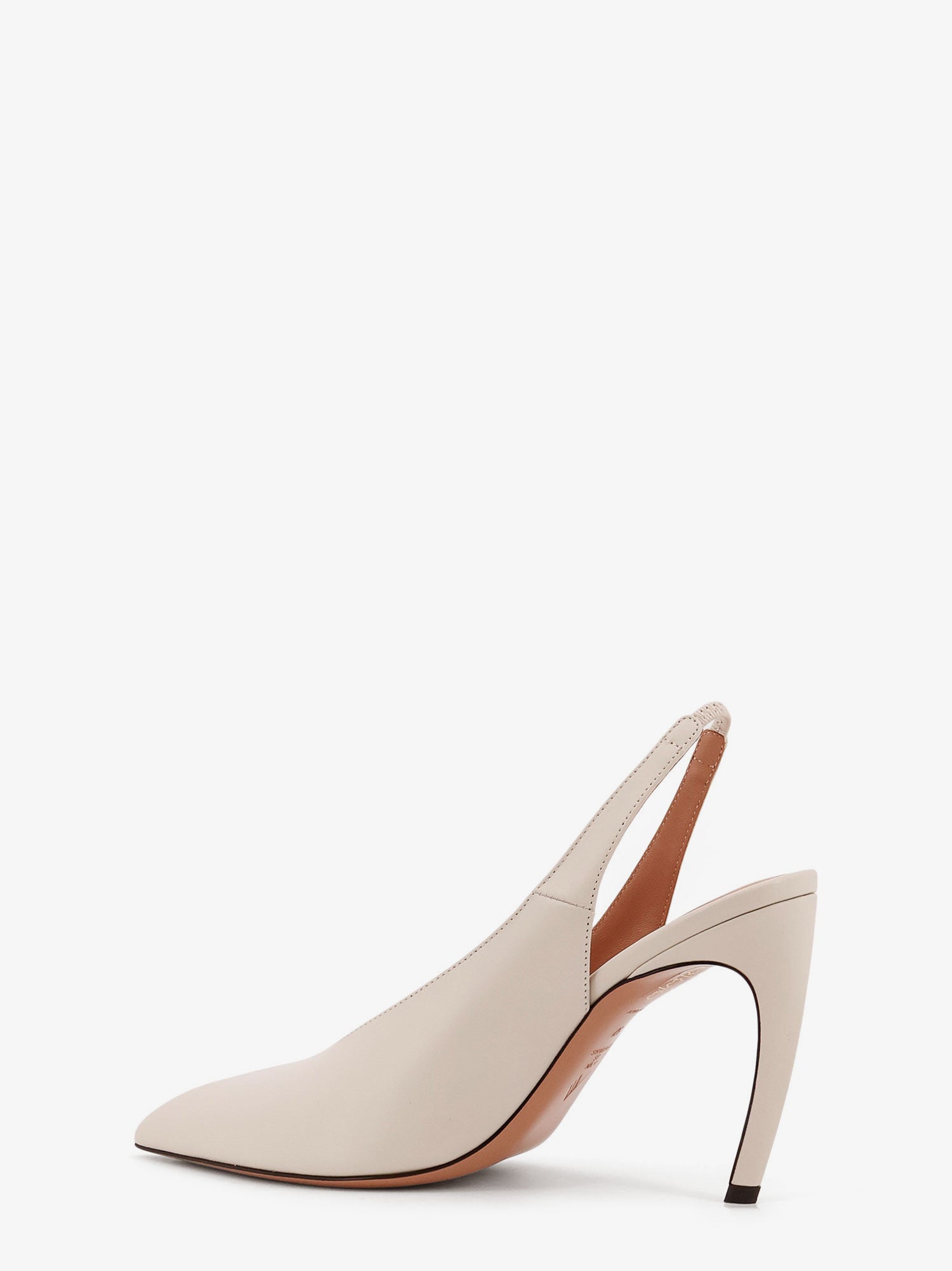 The Attico Women Viper Leather Slingback Pumps