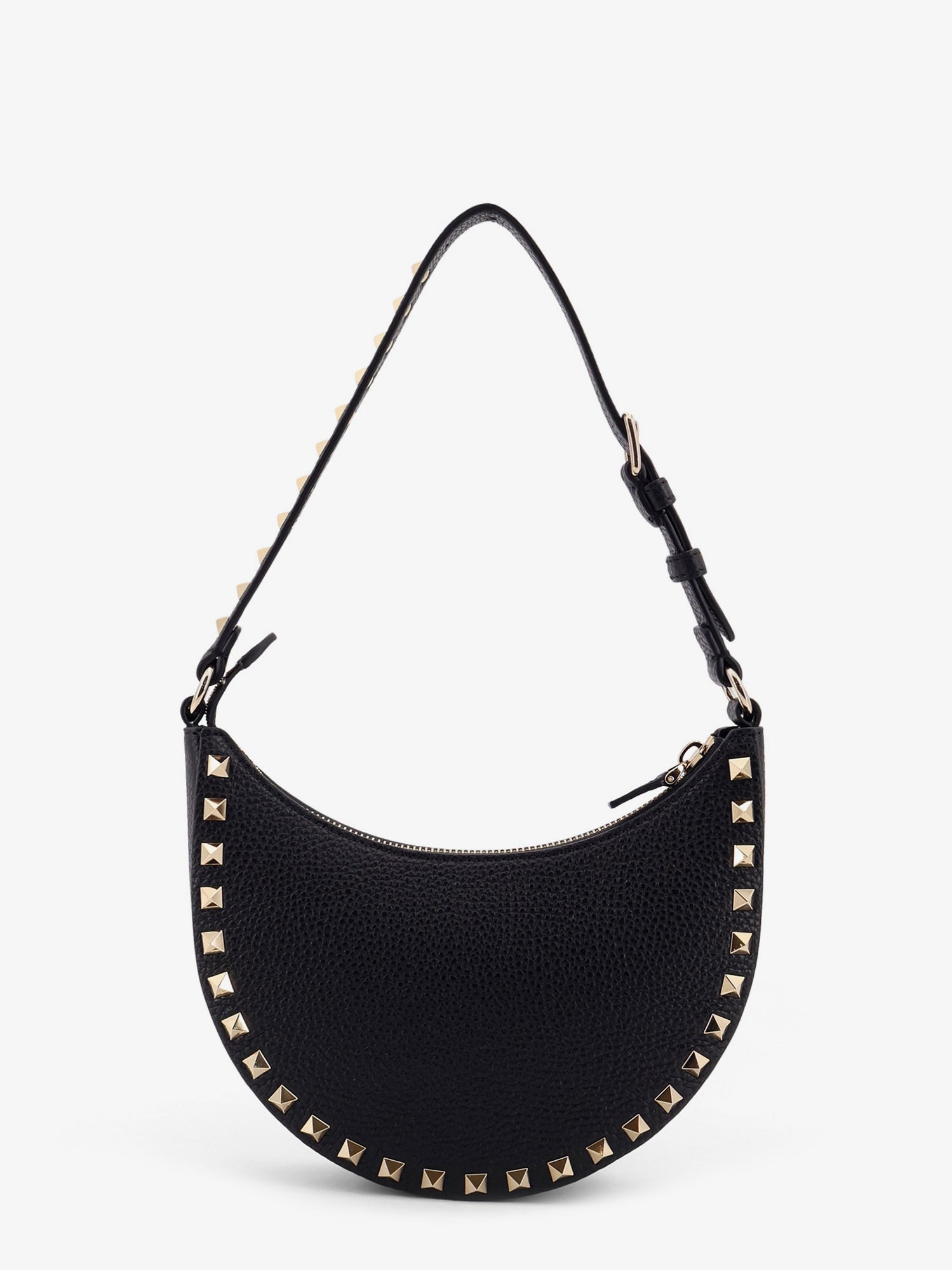 Valentino Garavani Women Valentino Garavani Rockstud Leather Mini Hobo Bag