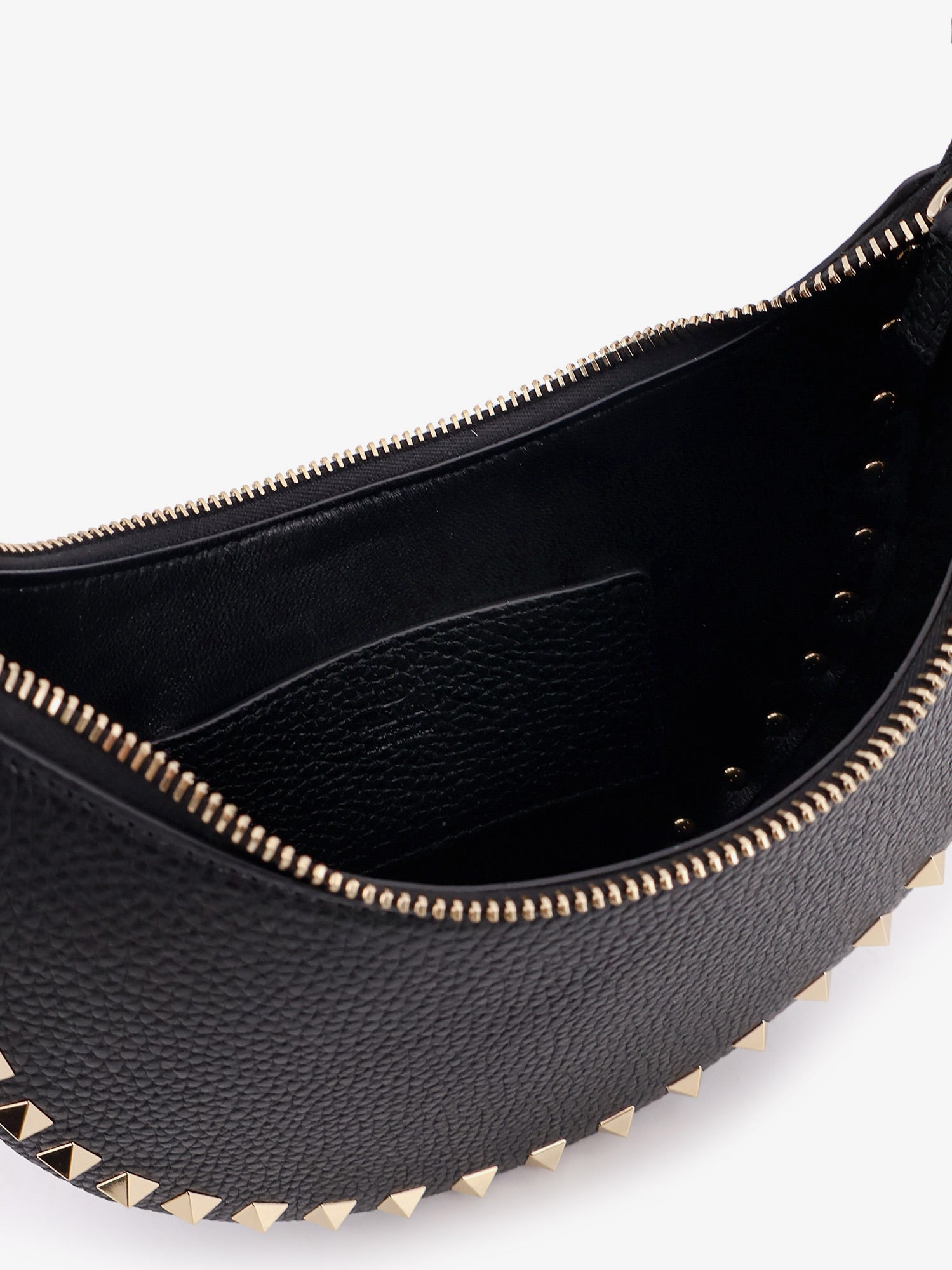 Valentino Garavani Women Valentino Garavani Rockstud Leather Mini Hobo Bag