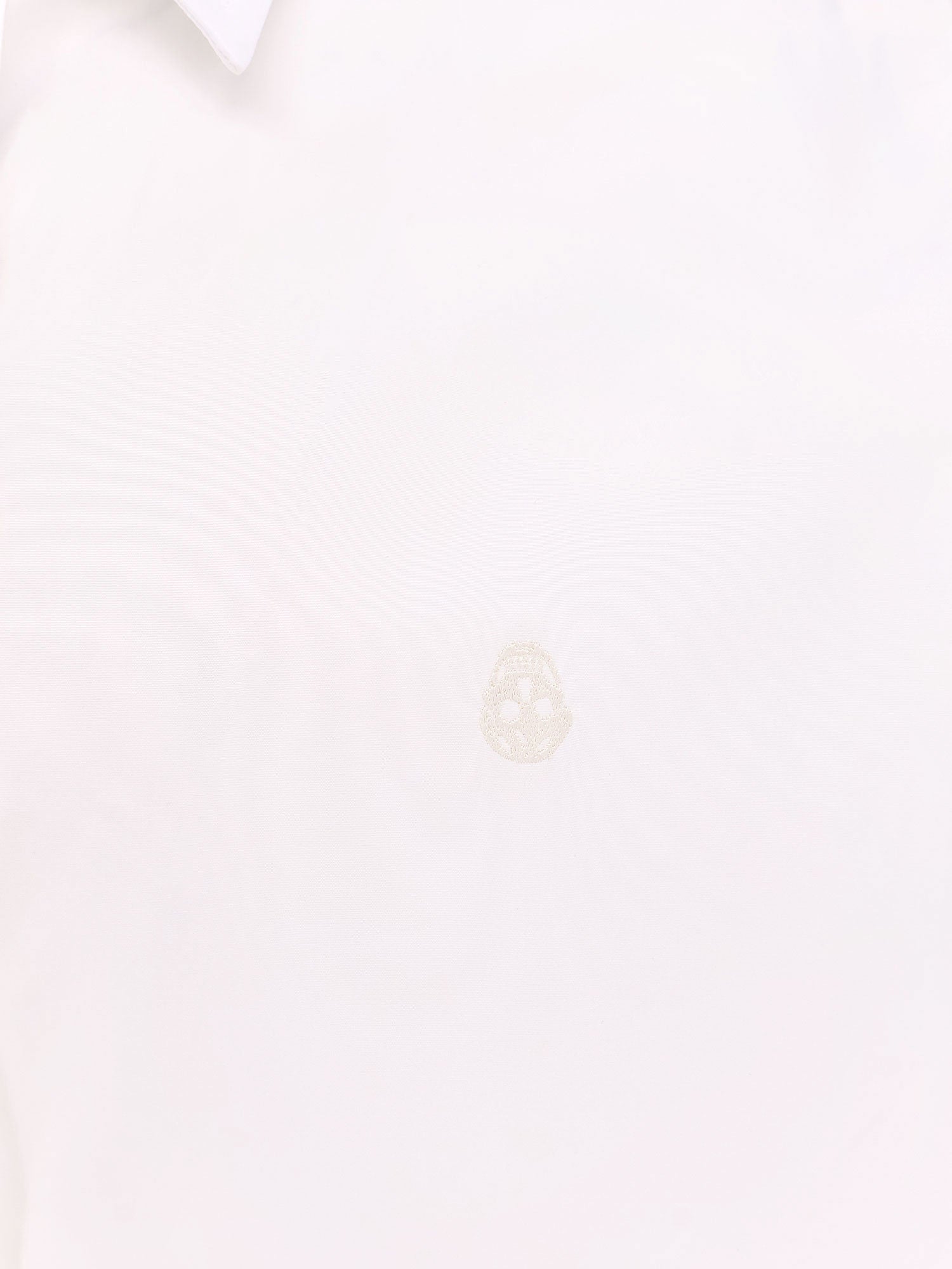 Alexander Mcqueen Men Skull Organic Cotton Shirt