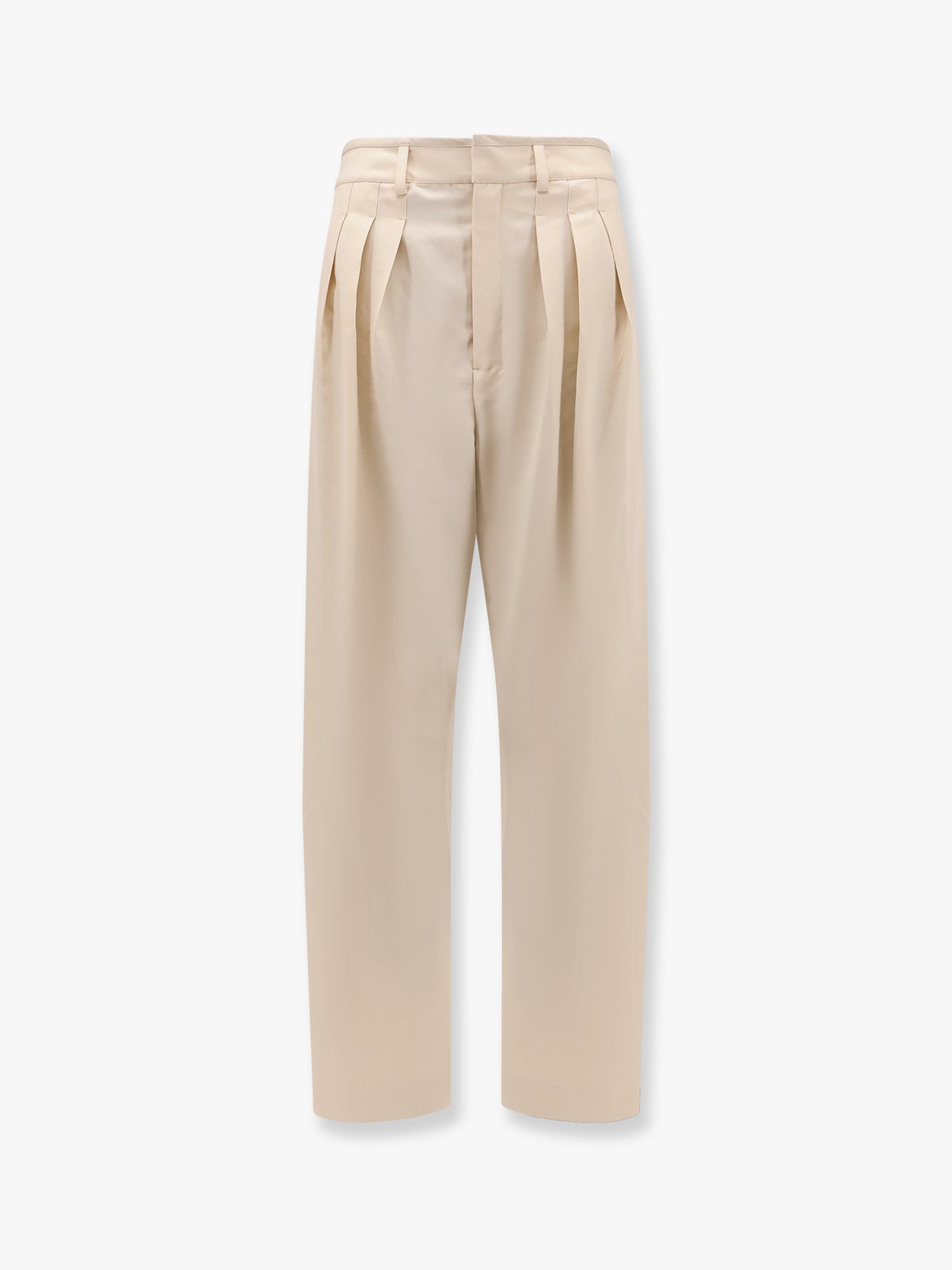 Lemaire Women Pleated Tailored Wool Blend Trouser