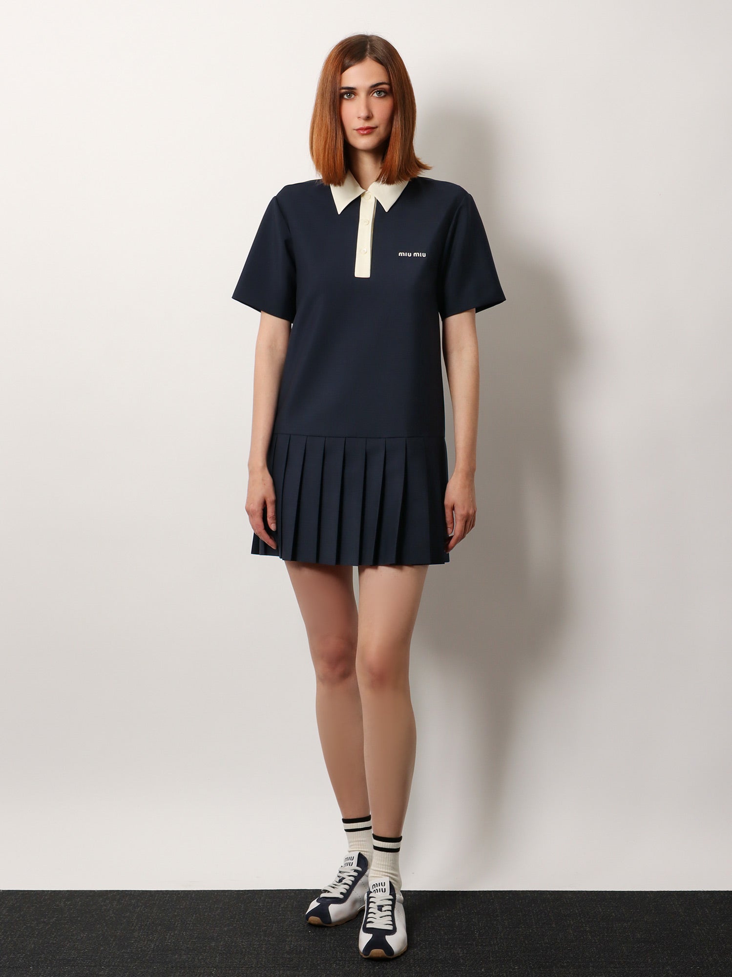 Miu Miu Women Mohair And Virgin Wool Short Dress
