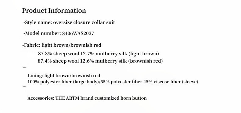 Women's high-density fine silk wool peaked lapel suit jacket-3