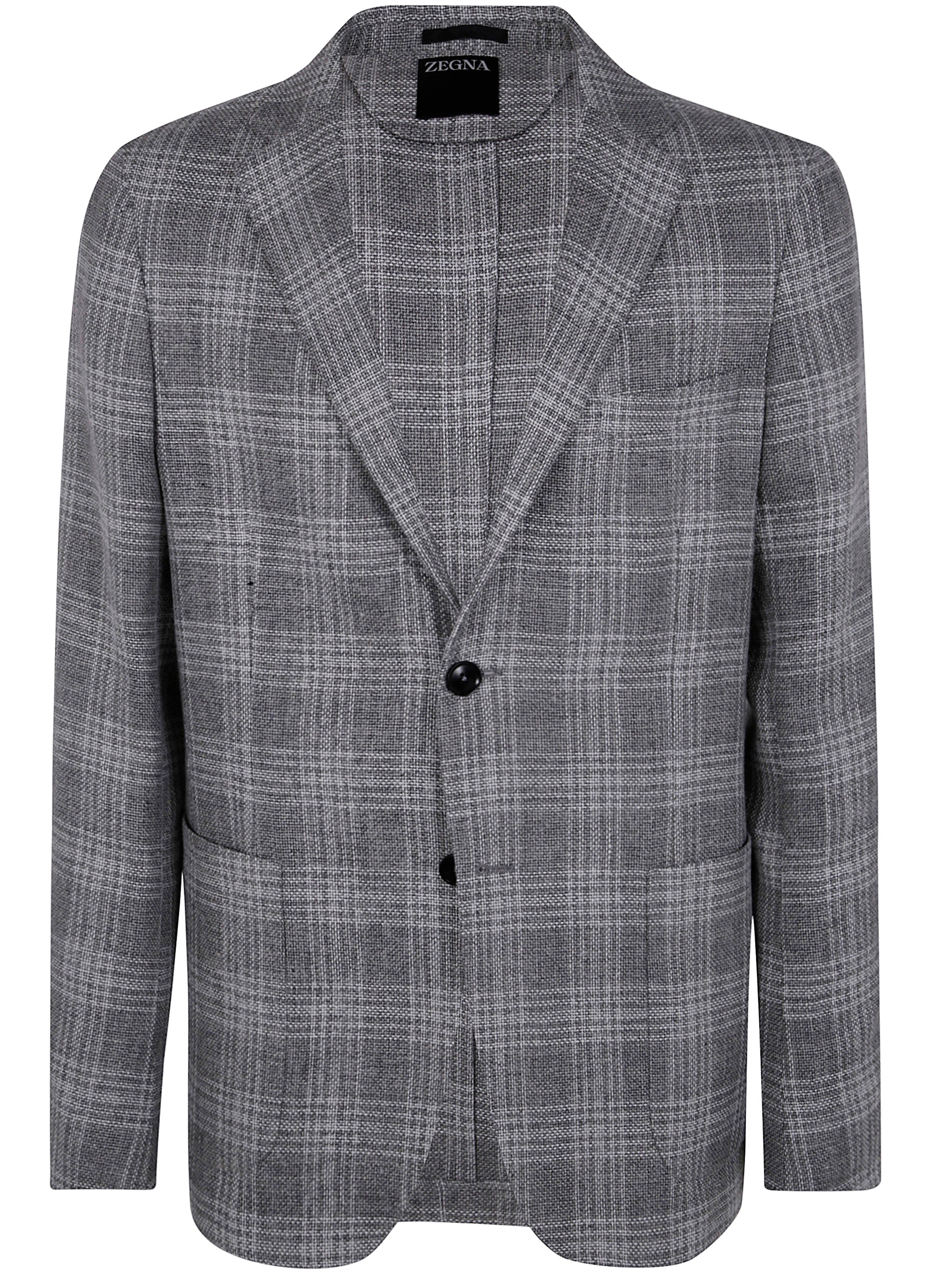 Zegna Men Wool And Linen Jacket