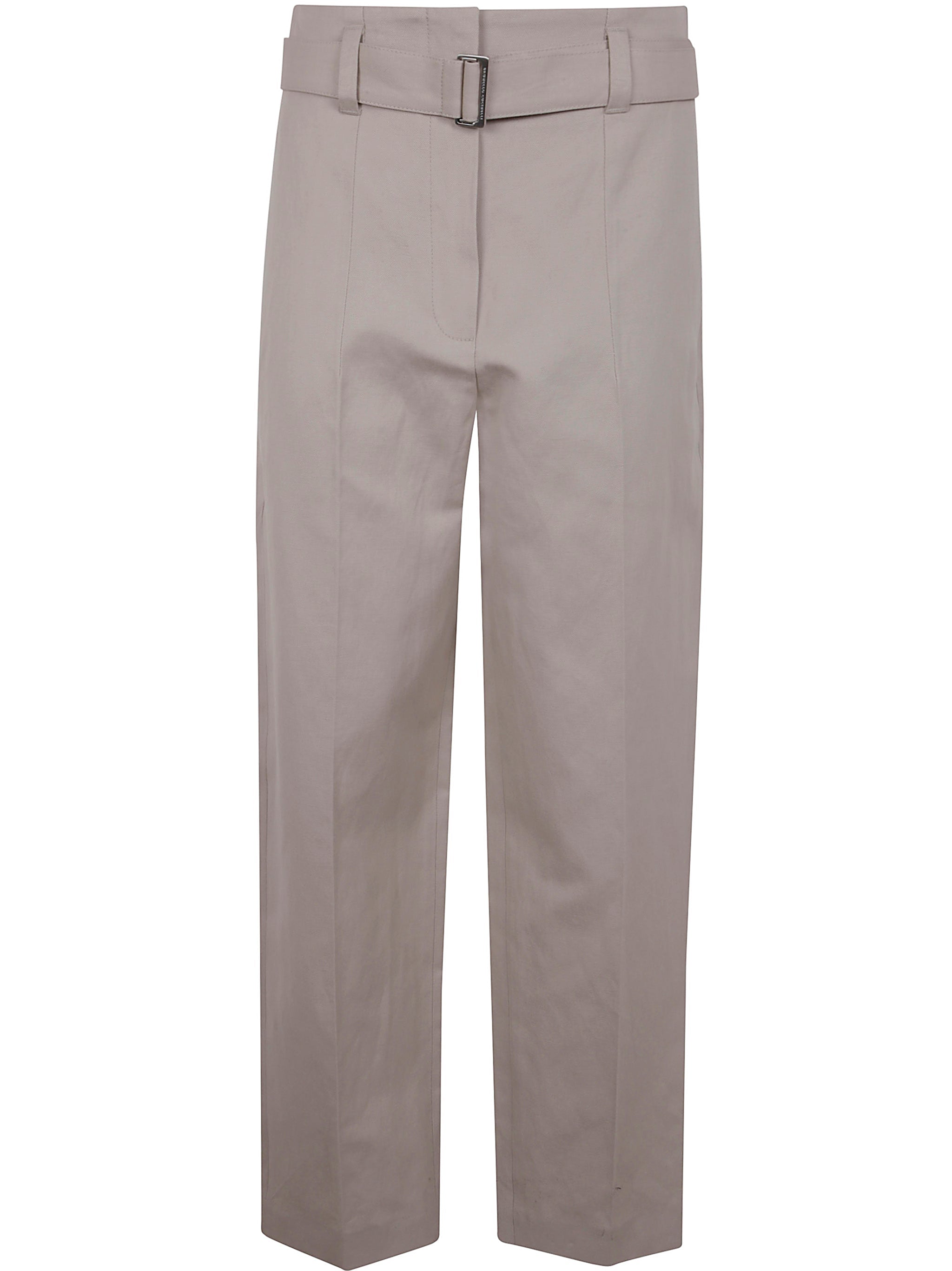 Brunello Cucinelli Women Regular Belt Trousers