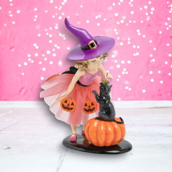 WITCH GIRL WITH CAT