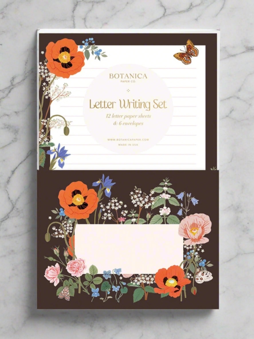 Wild Flowers Letter Writing Set