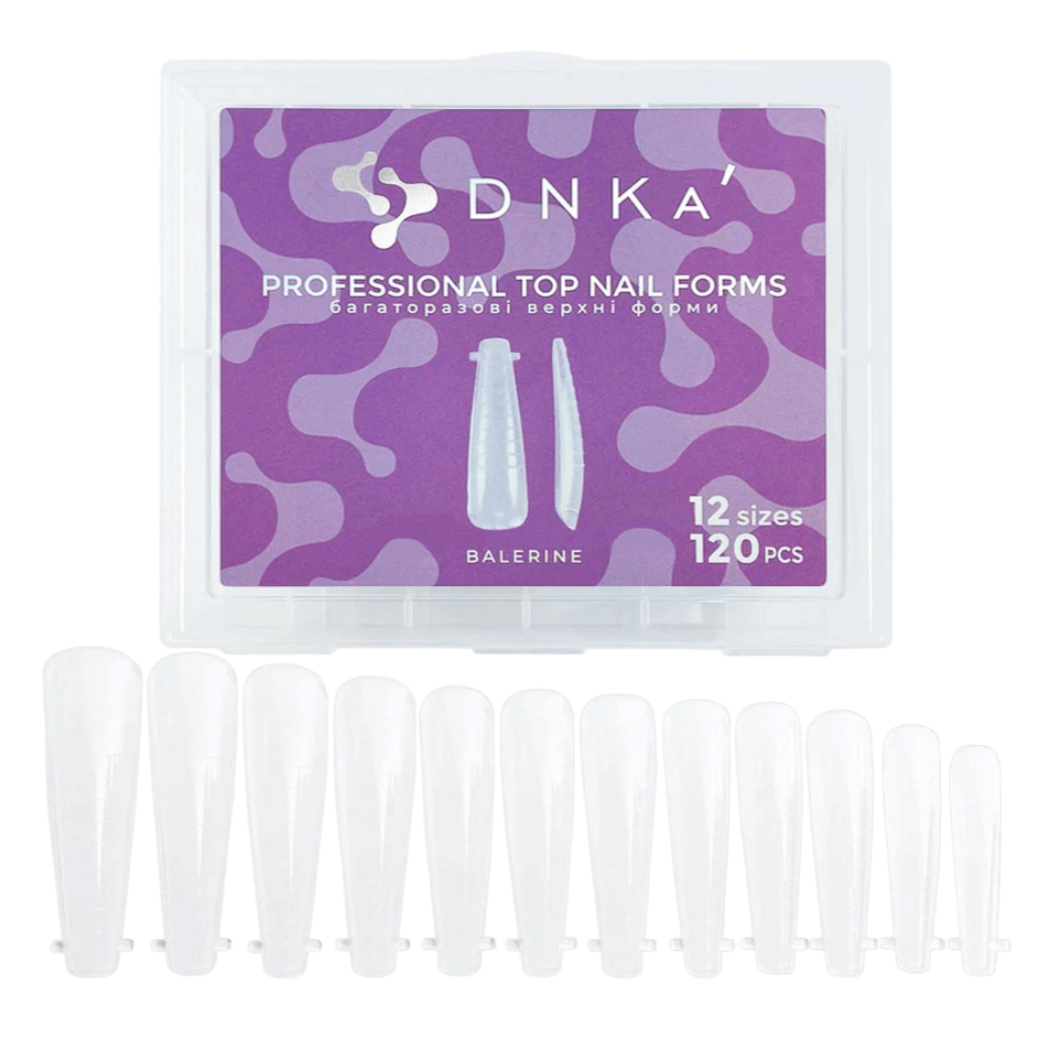 TOP NAIL FORMS BALLERINA(UPPER FORM) 120PCS - DNKa™