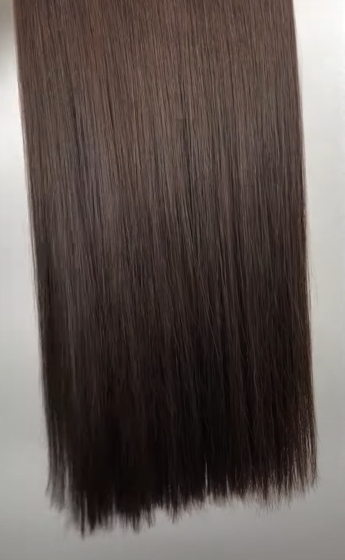 Professional K Tips Flat Tip Keratin Bond Fusion Hair Extensions #2 Dark Brown