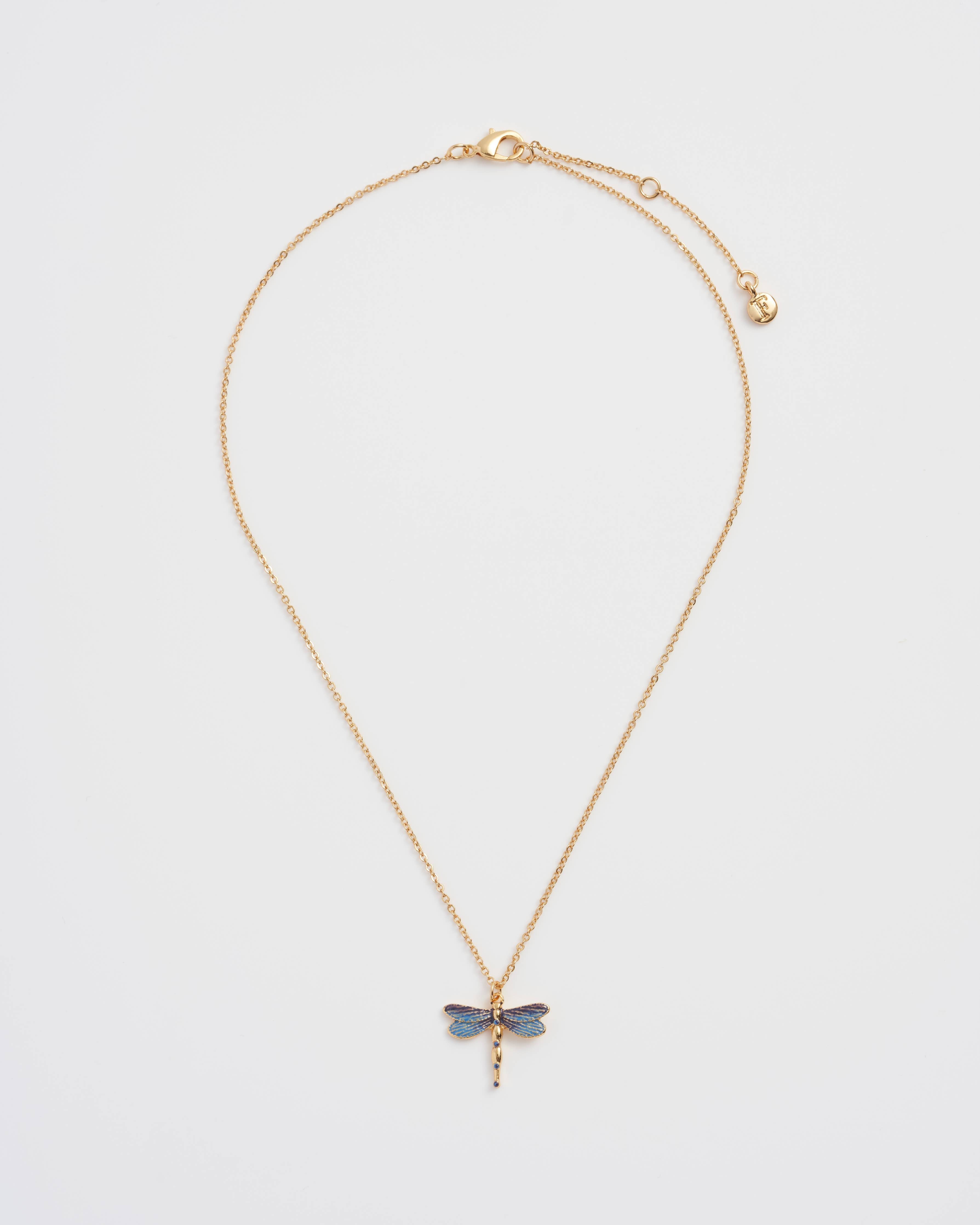 FABLE Dragonfly Pendant Necklace