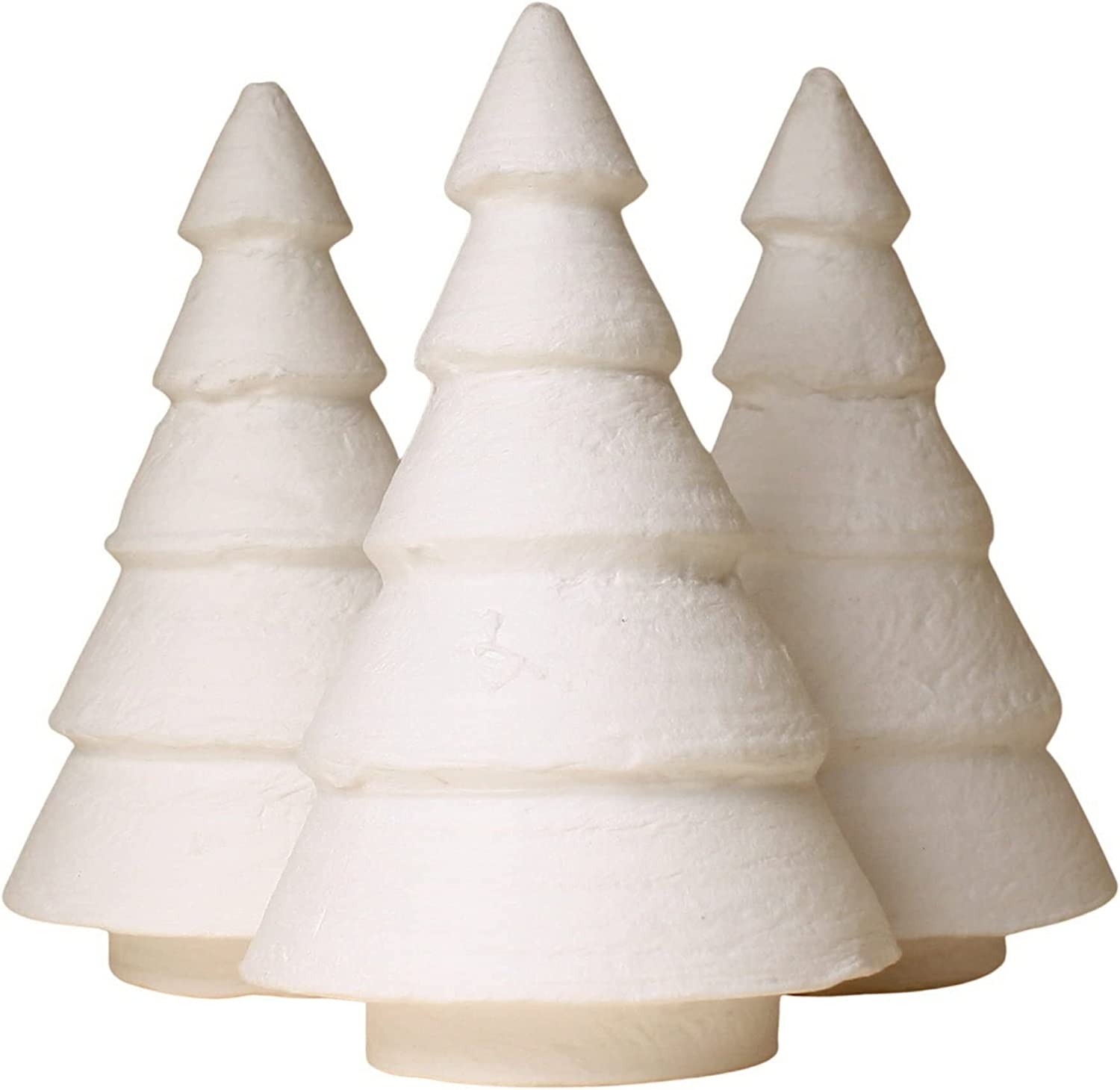Christmas Trees - 2.5" German Spun Cotton - Set of 4