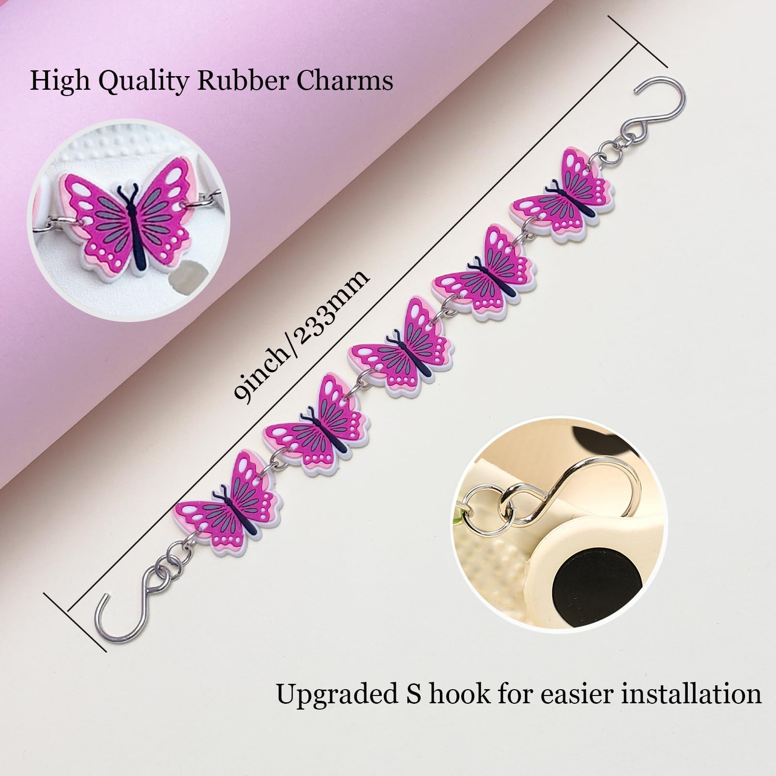 2Pcs Sunflower PVC Shoe Chains for Women, Shoe Charms for Clog Sandals, DIY Rubber Shoe Decoration Charms for Girls, Party Favor