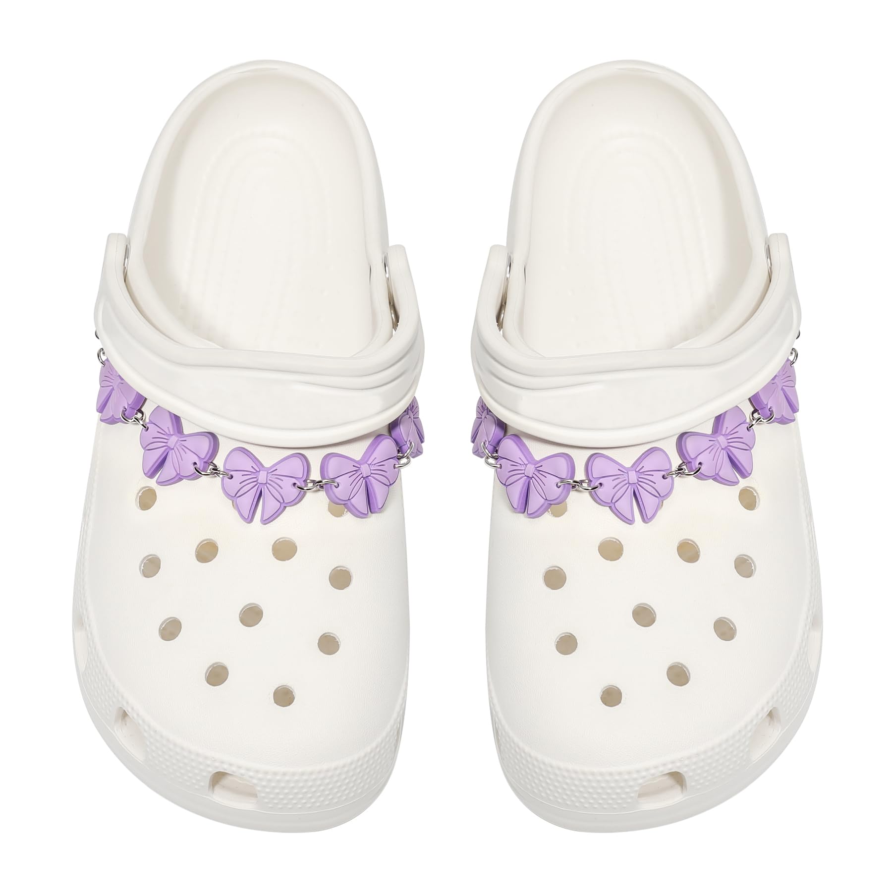 2Pcs Sunflower PVC Shoe Chains for Women, Shoe Charms for Clog Sandals, DIY Rubber Shoe Decoration Charms for Girls, Party Favor