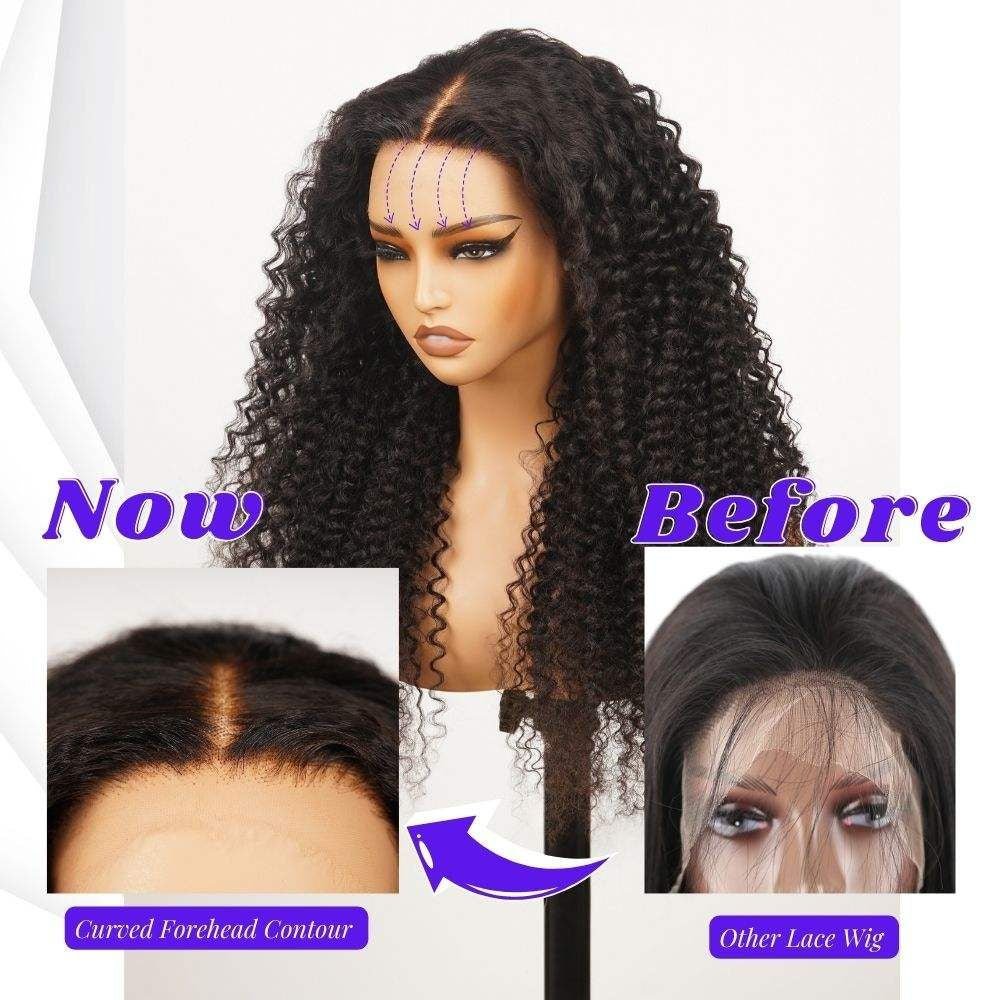 30 Inch Brazilian Raw Virgin Hair 13x6 13X4 Natural Deep Wave Glueless Frontal Human Hair Transparent HD Lace Front Wigs