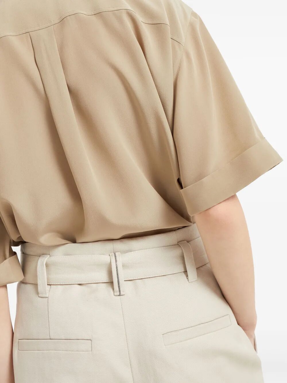 Brunello Cucinelli Women Regular Belt Trousers