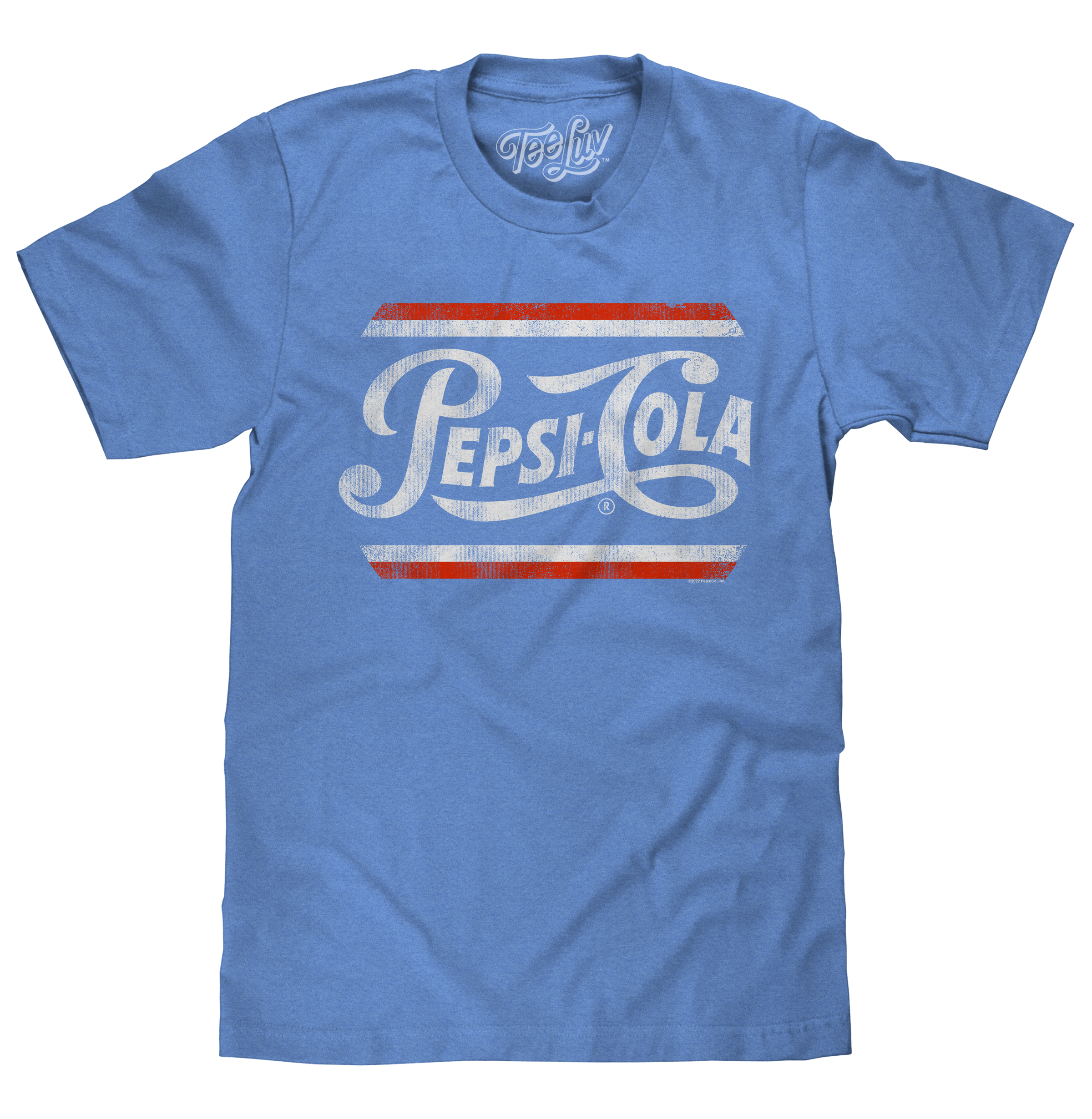 Pepsi Classic Script T-Shirt - Blue