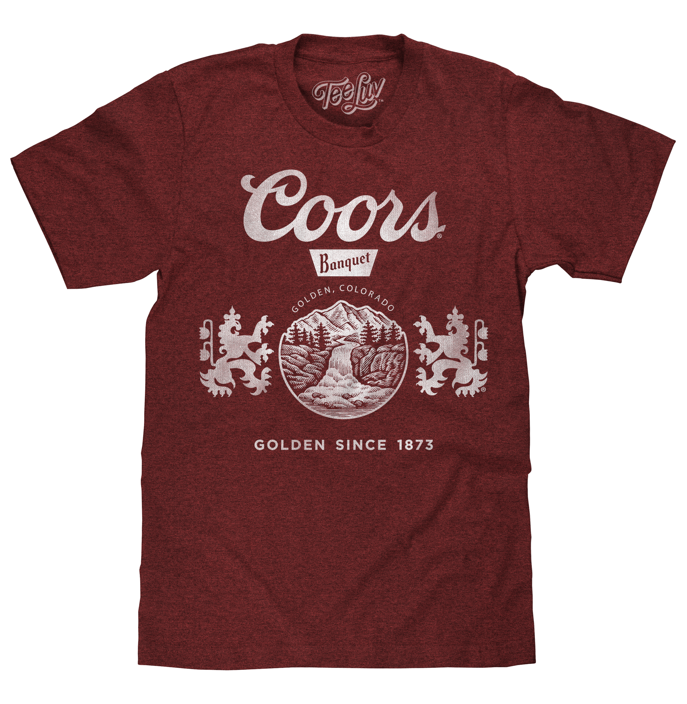 Coors "Golden, Colorado" Logo T-Shirt - Red