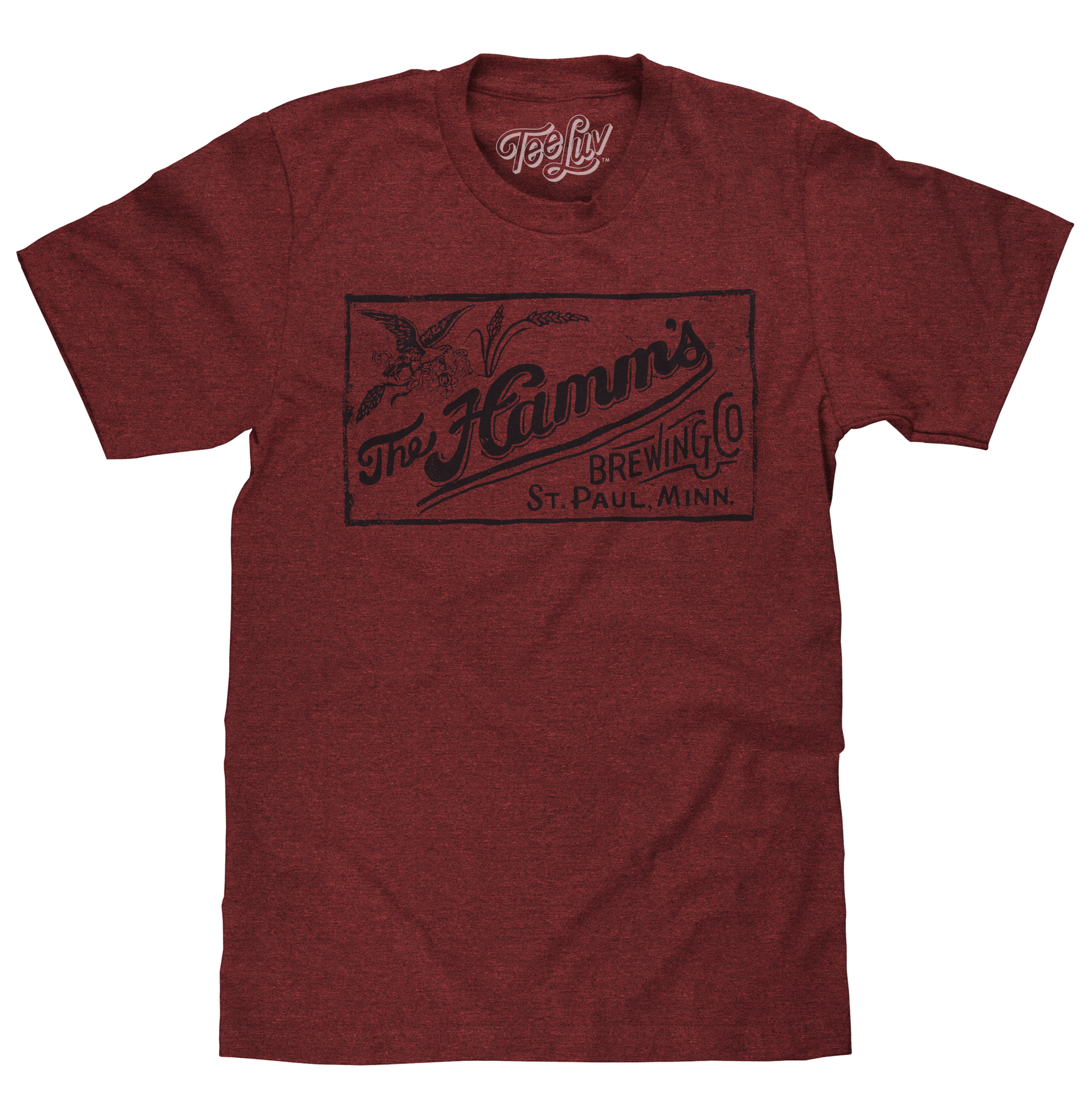 The Hamm's Brewing Company Logo T-Shirt - Red