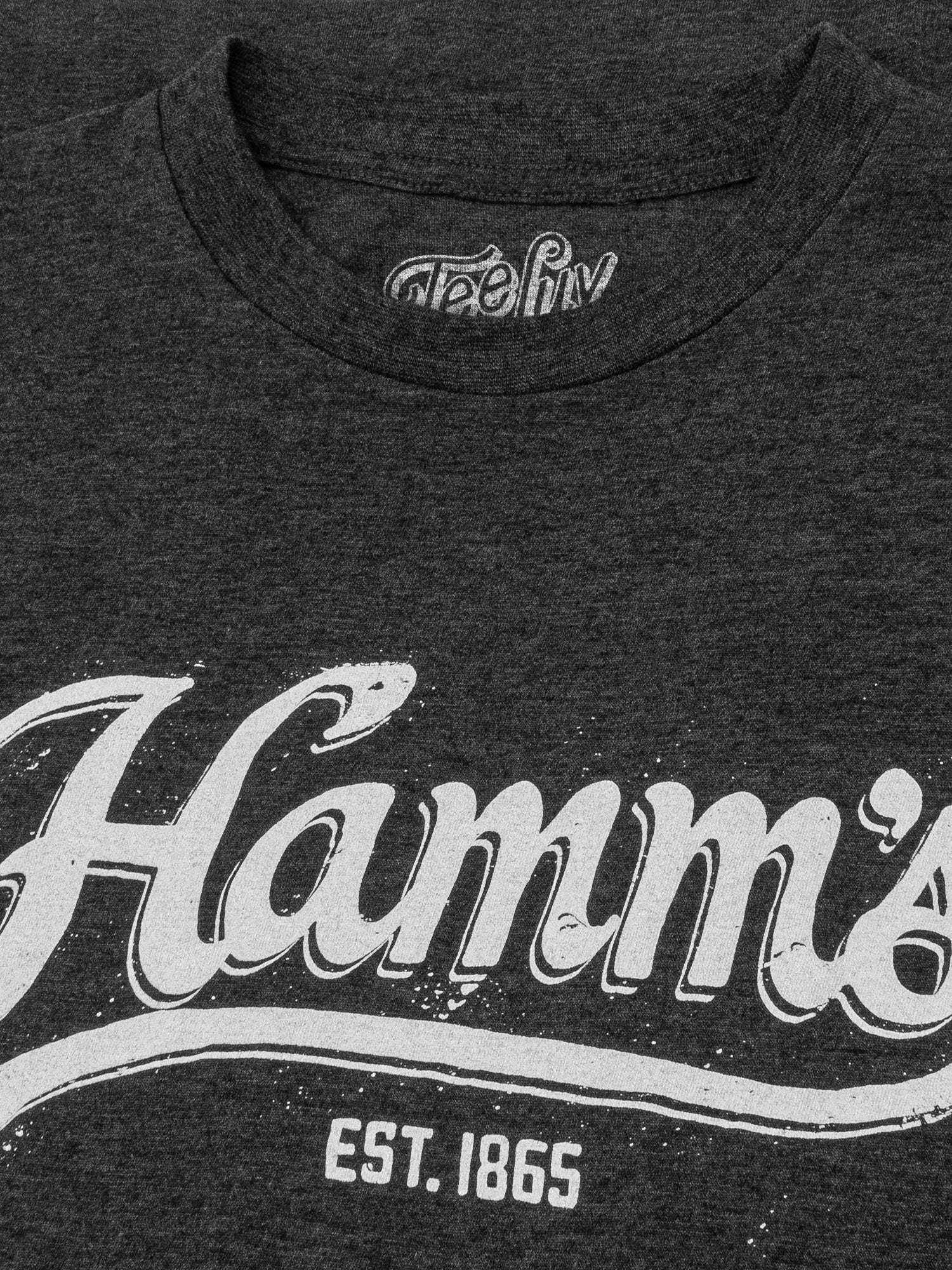 Hamm's Established 1865 White Print T-Shirt - Gray