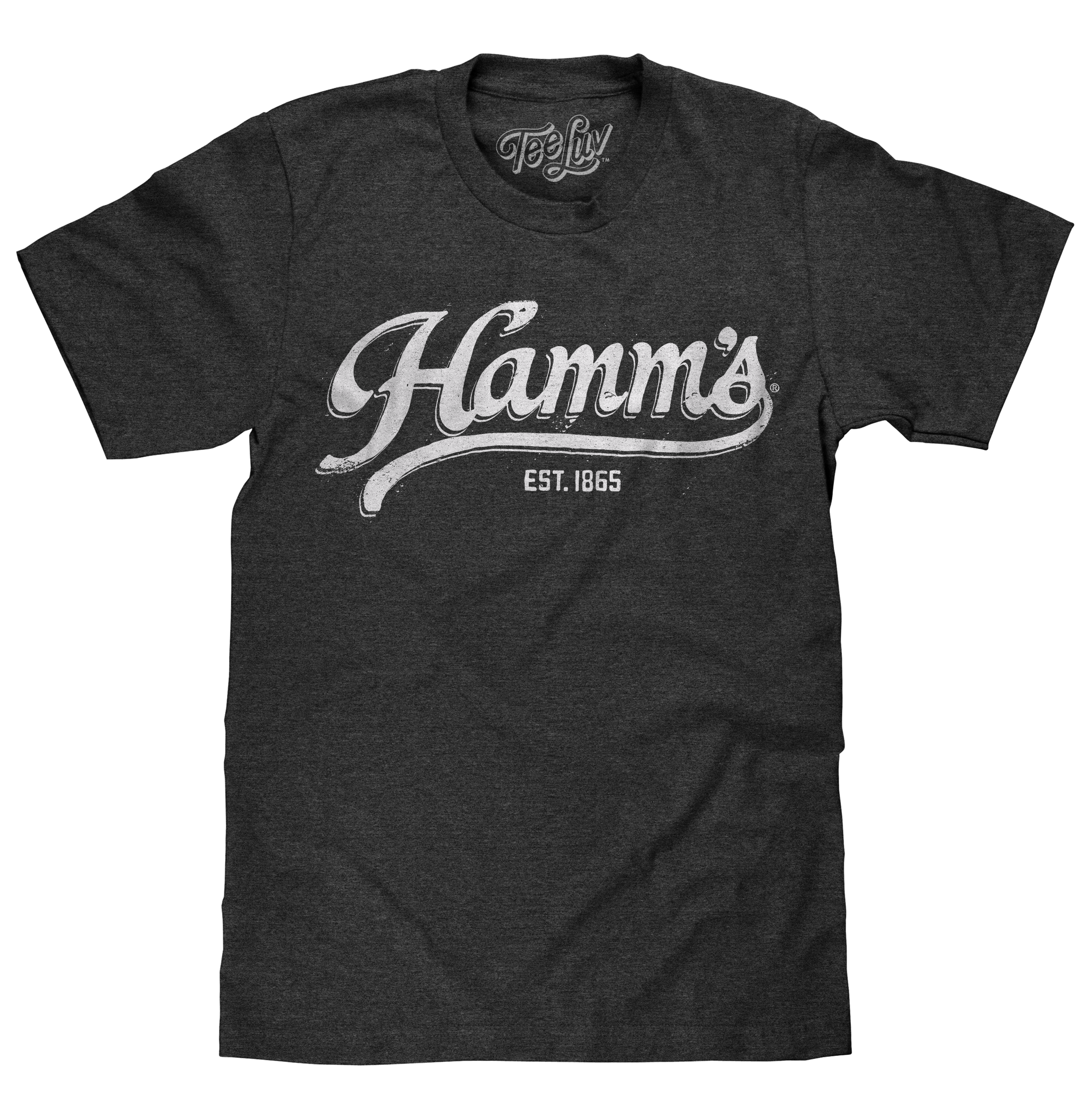 Hamm's Established 1865 White Print T-Shirt - Gray