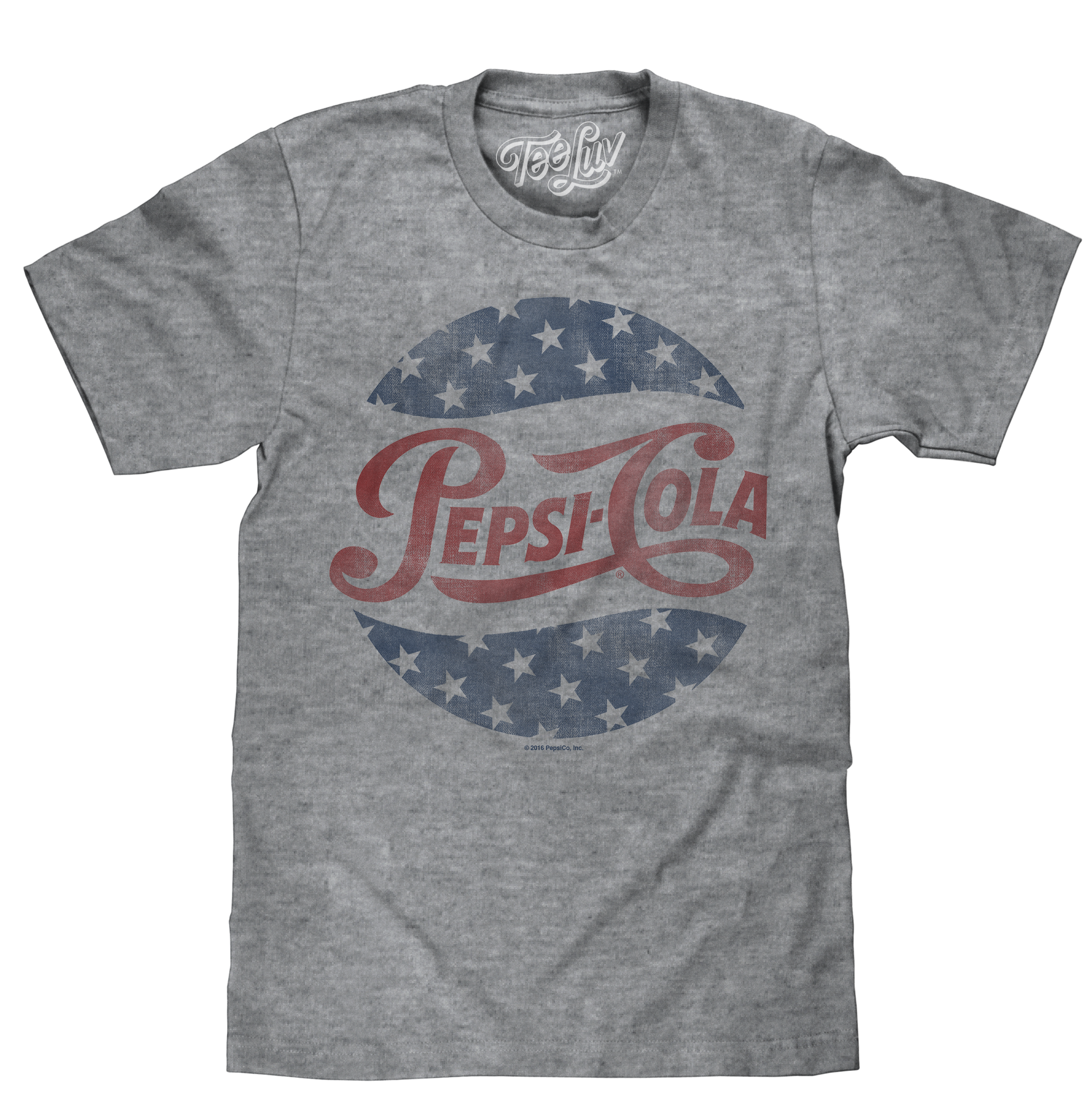 Pepsi Cola Stars T-Shirt - Gray