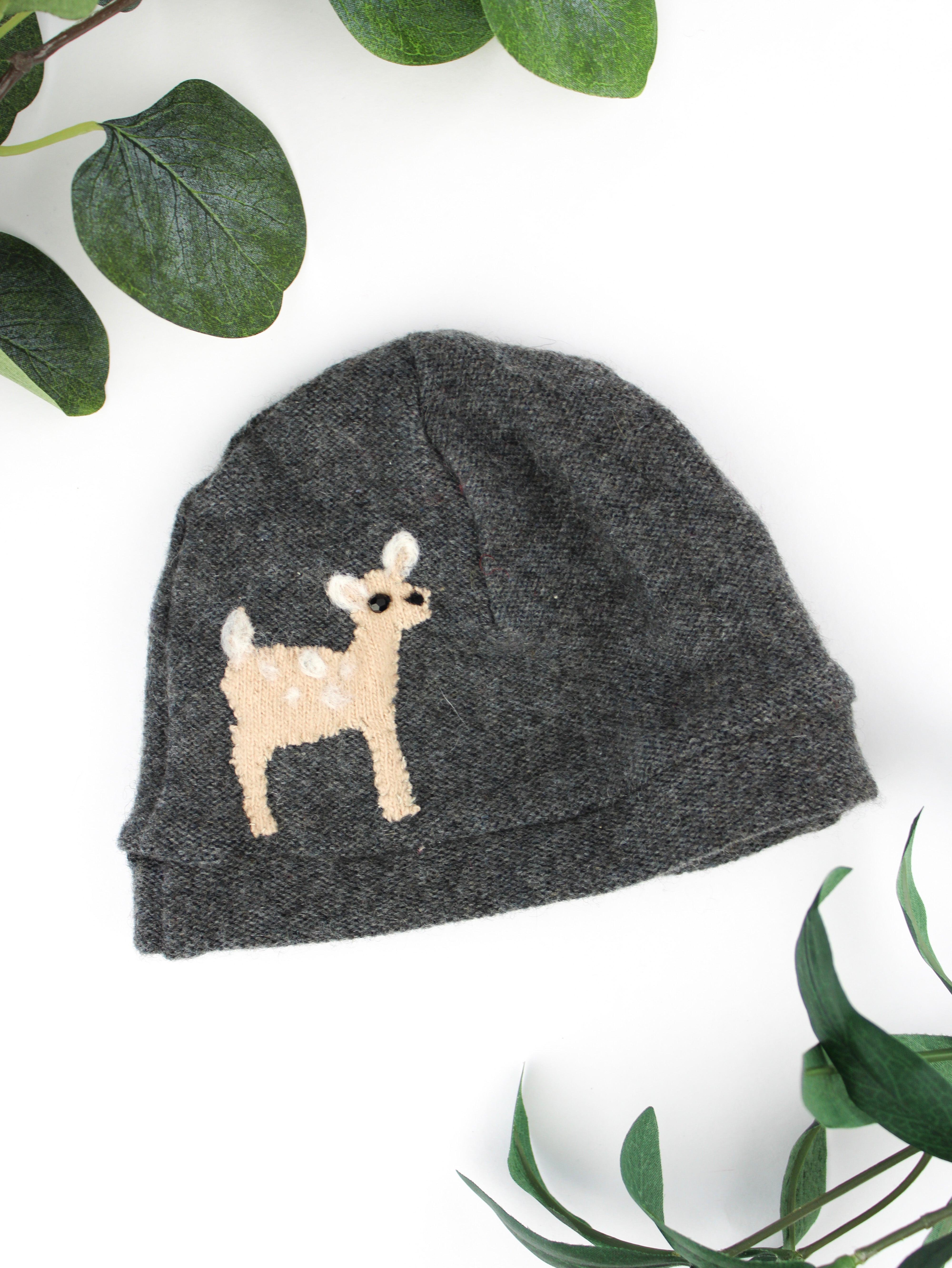 Fawn Cashmere Hat - Newborn