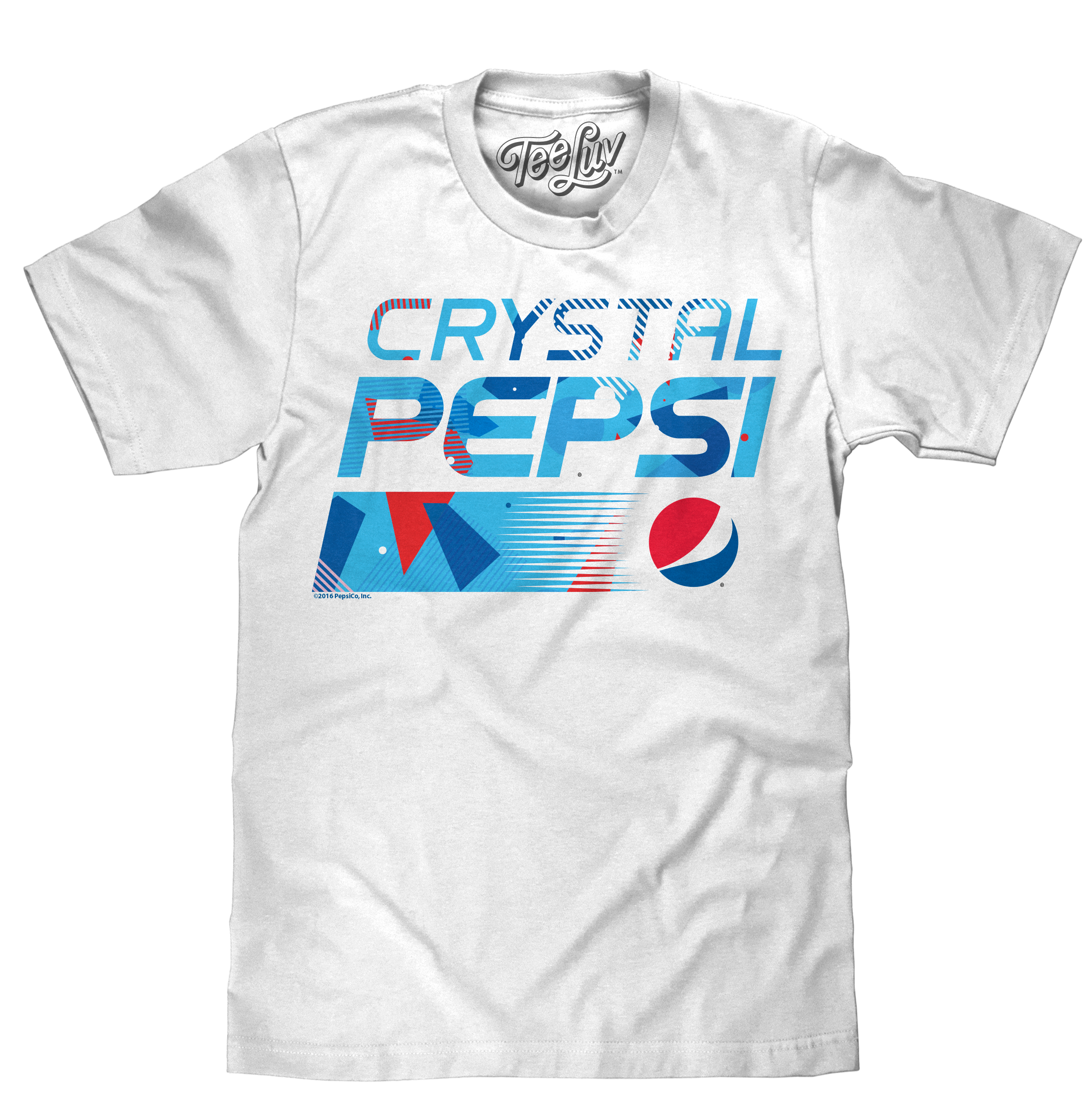 Crystal Pepsi Throwback Logo T-Shirt - White