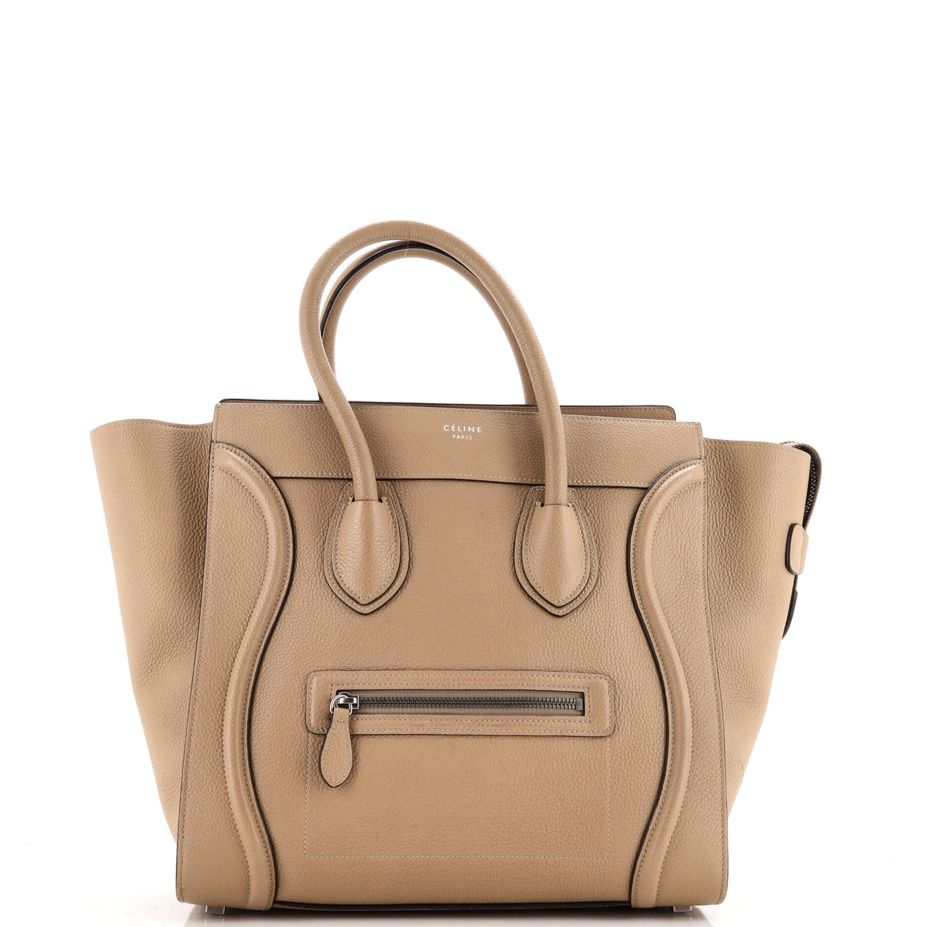 Celine Luggage Bag Grainy Leather Mini