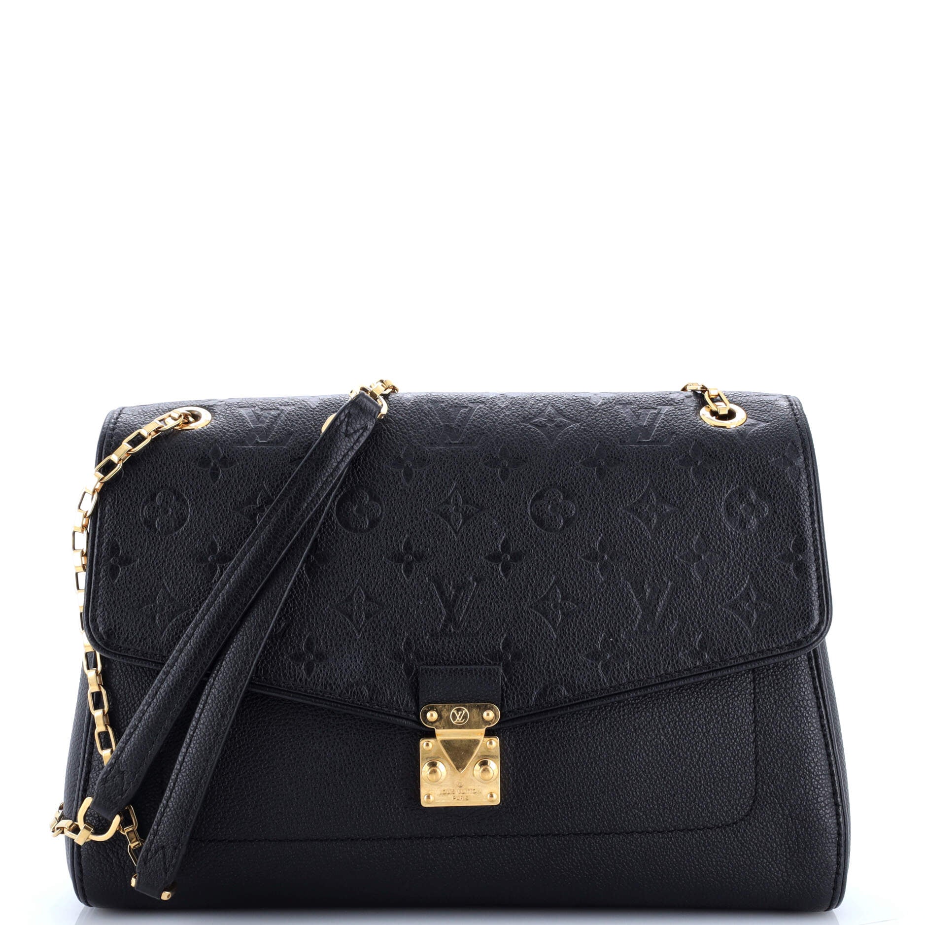 Louis Vuitton Saint Germain Handbag Monogram Empreinte Leather MM