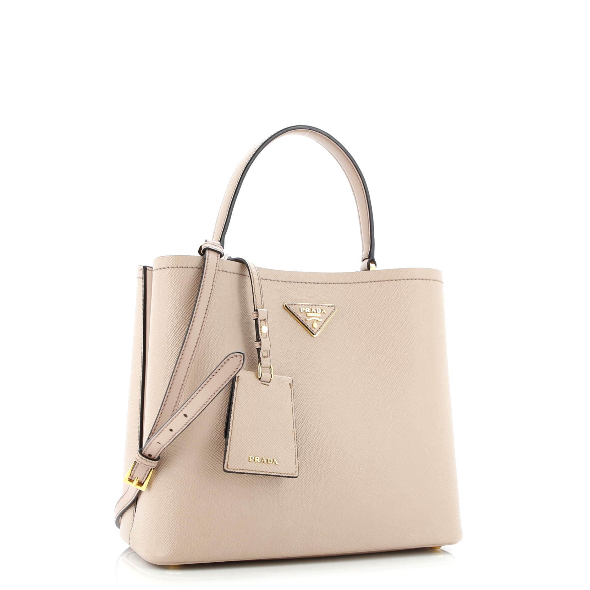Prada Panier Bucket Bag Saffiano Leather Large