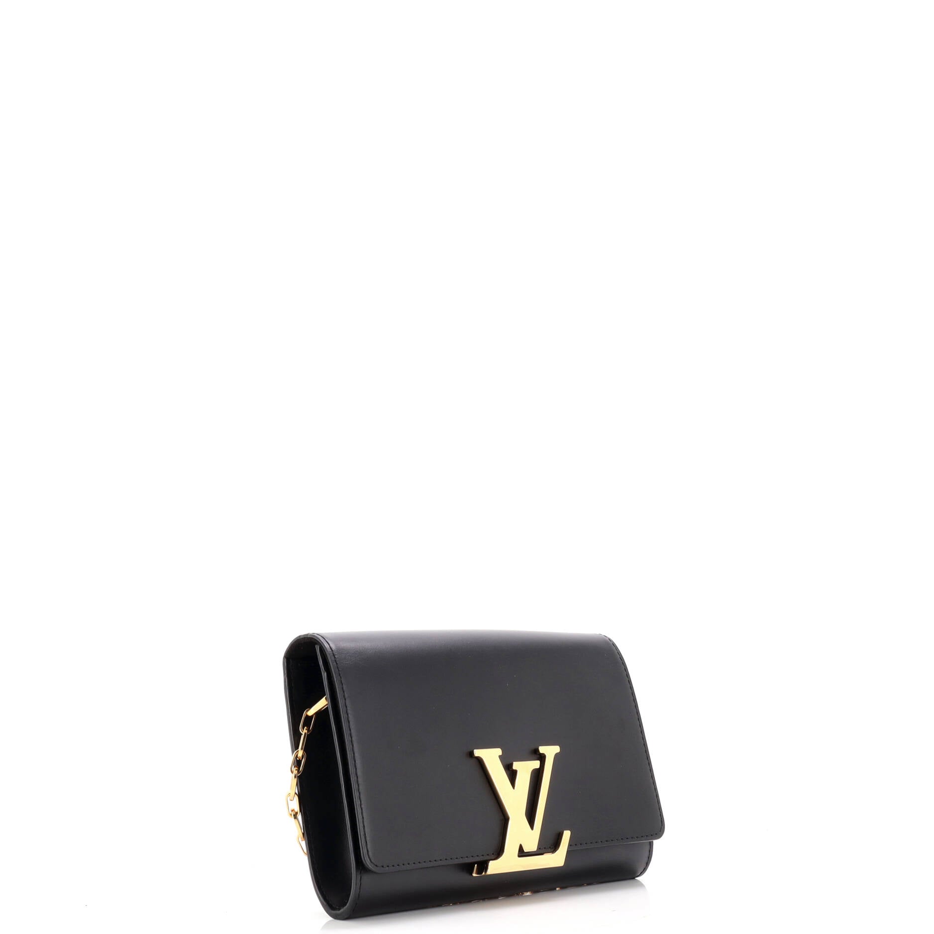 Louis Vuitton Chain Louise Clutch Leather GM