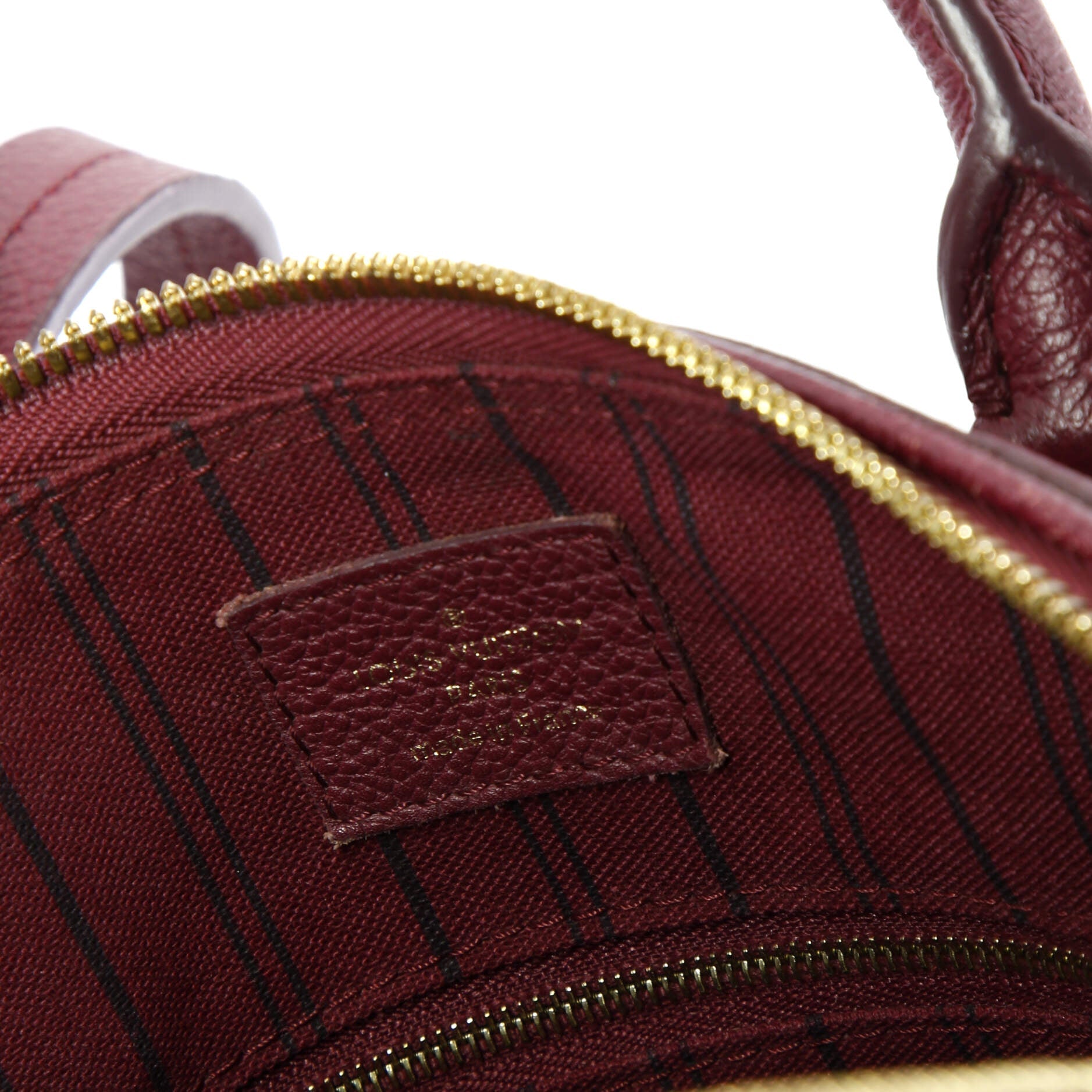 Louis Vuitton Speedy Bandouliere Bag Monogram Empreinte Leather 25