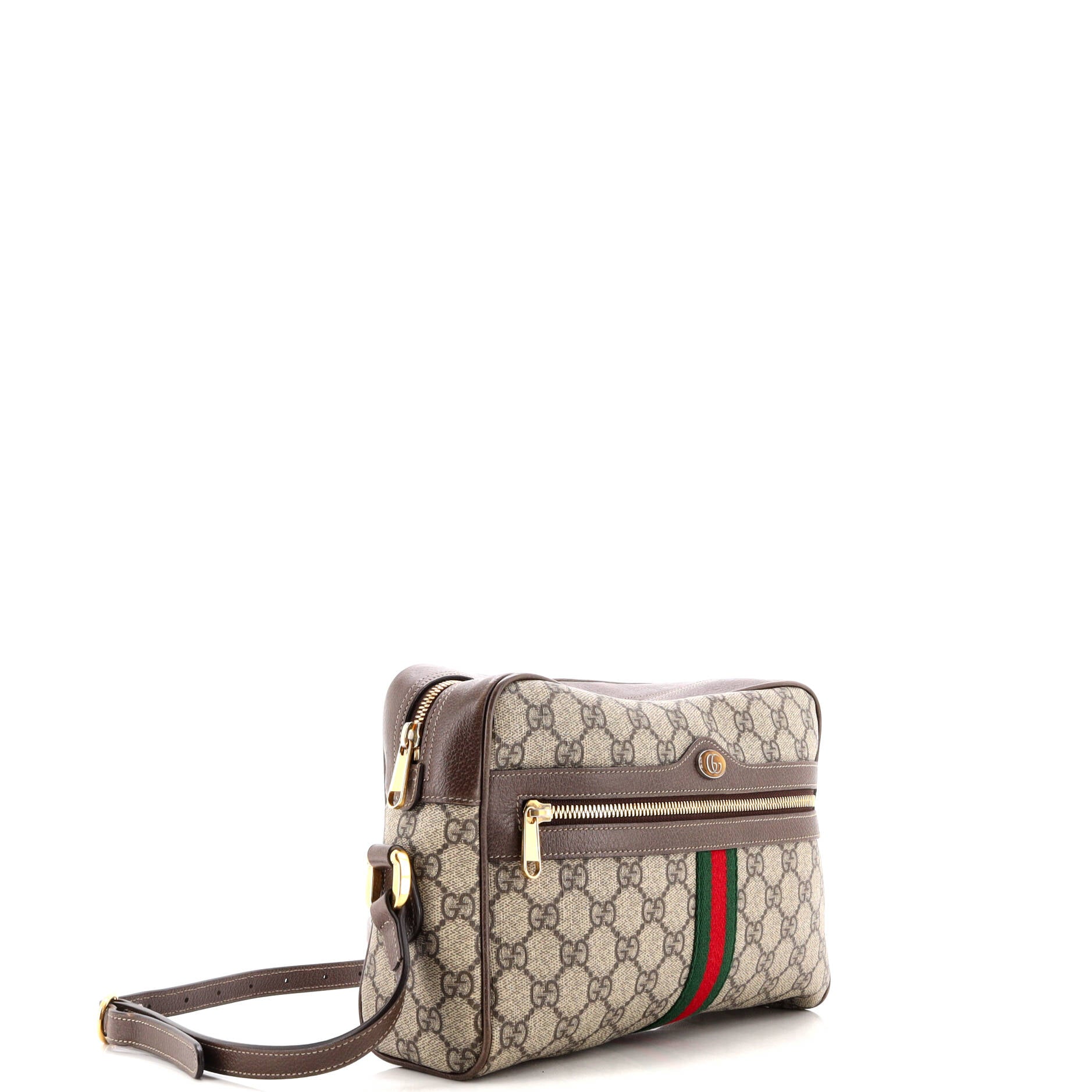 Gucci Ophidia Shoulder Bag GG Coated Canvas Small