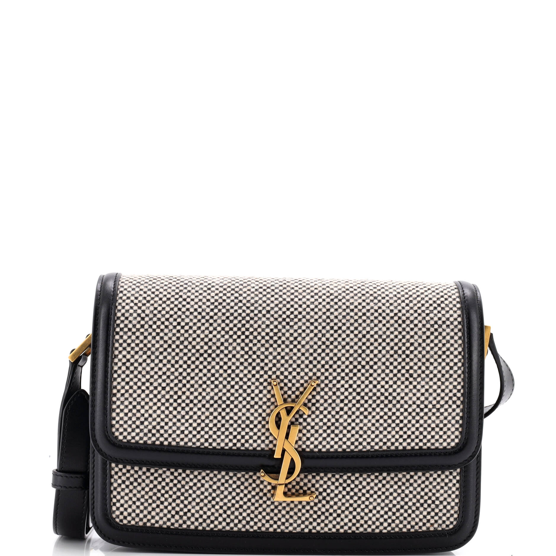 Saint Laurent Solferino Bag Canvas Medium