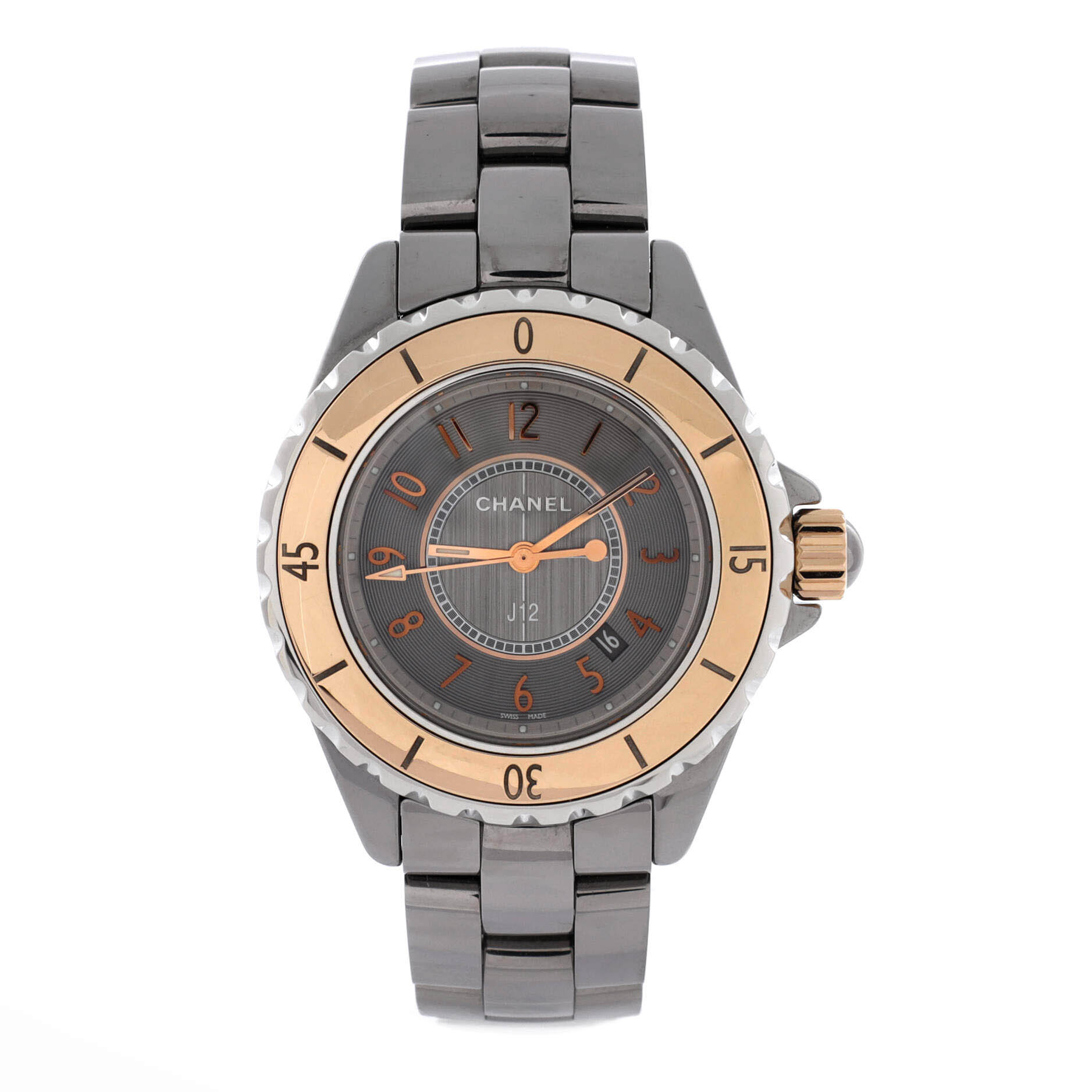Chanel J12 Chromatic Quartz Watch Titanium Ceramic and Stainless Steel 33