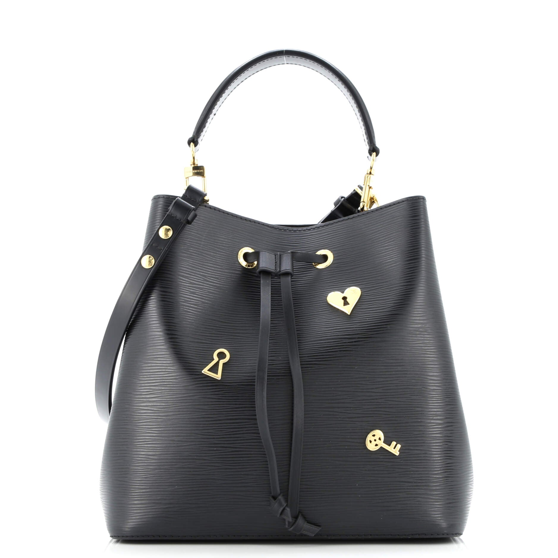 Louis Vuitton NeoNoe Handbag Love Lock Epi Leather