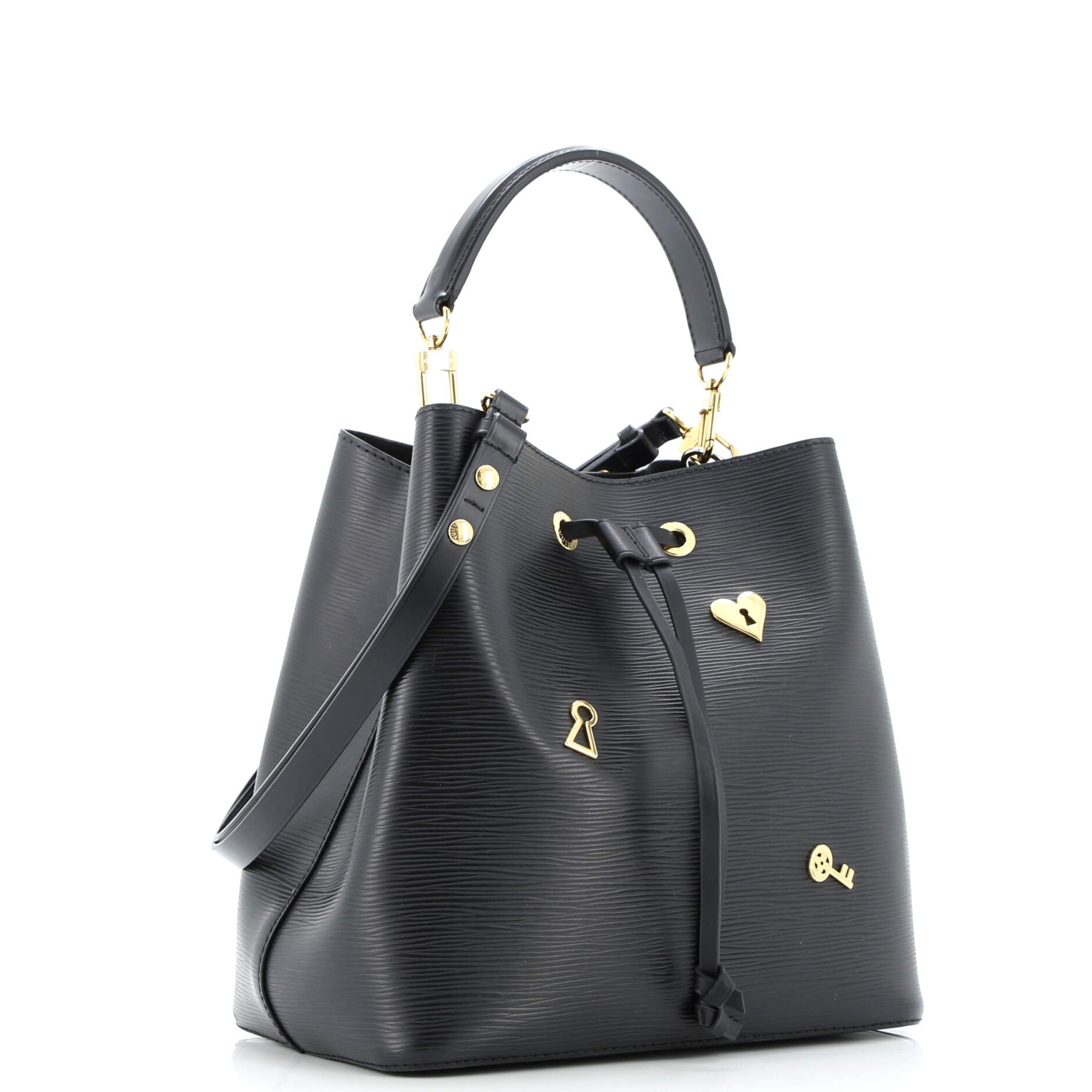 Louis Vuitton NeoNoe Handbag Love Lock Epi Leather