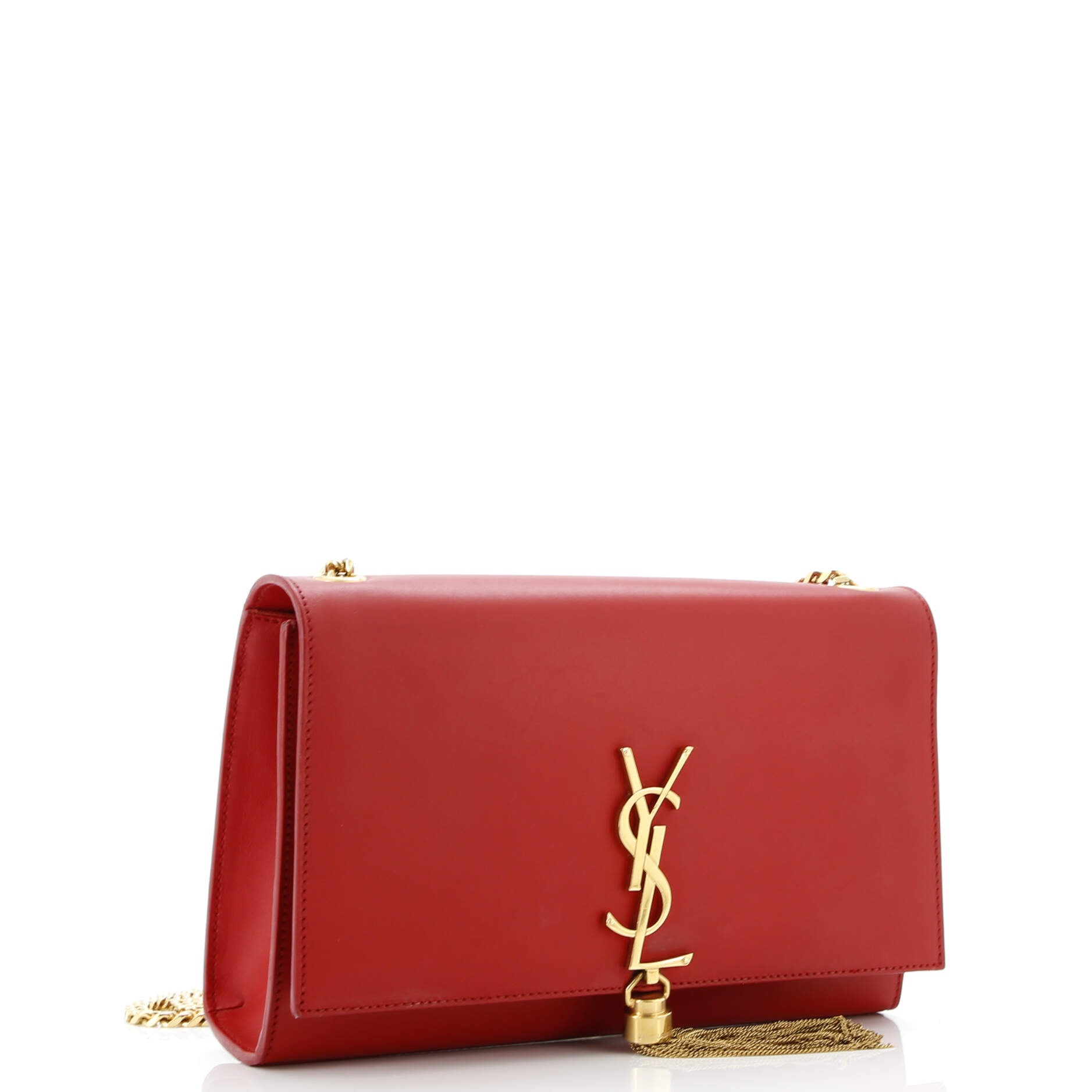 Saint Laurent Classic Monogram Tassel Crossbody Bag Leather Medium