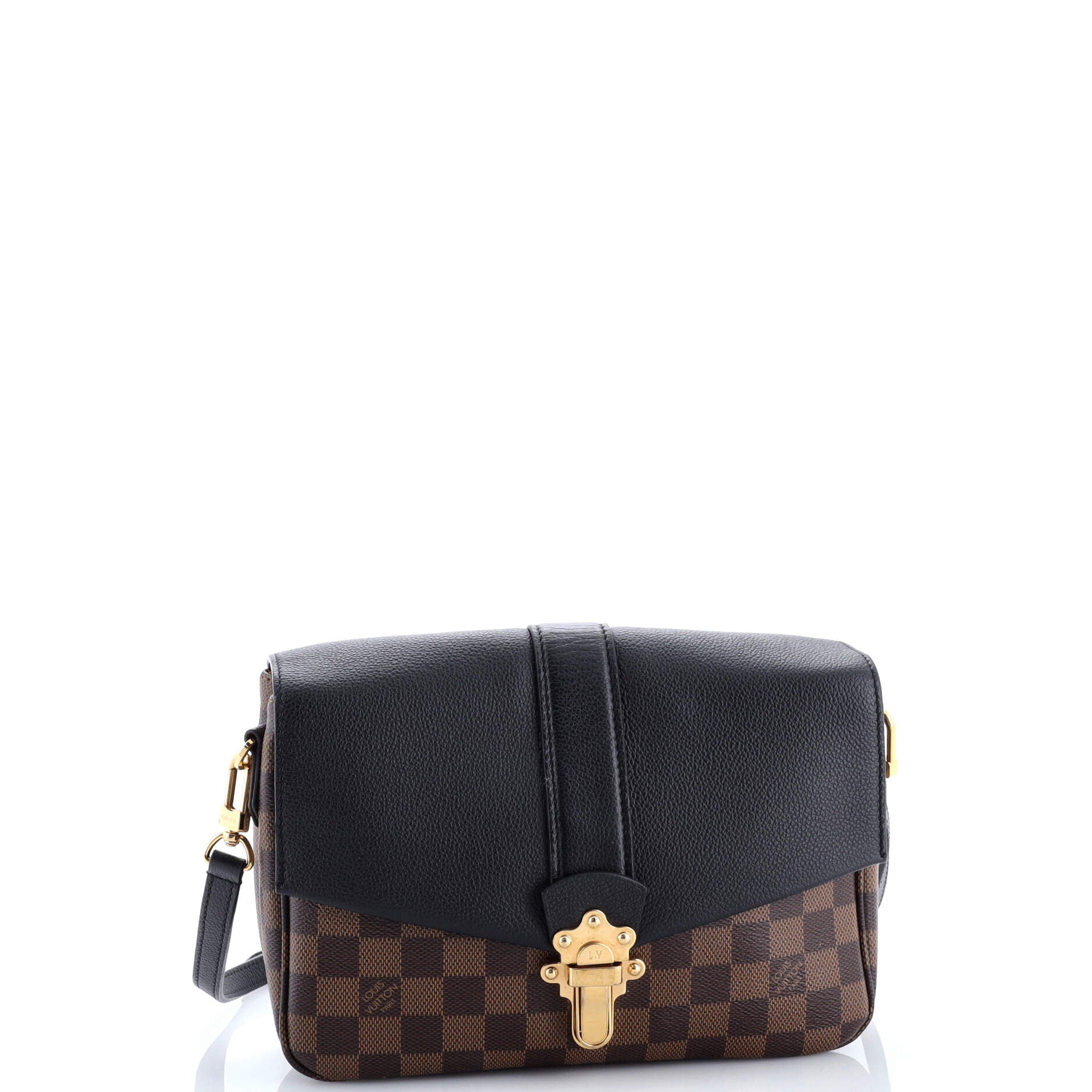 Louis Vuitton Clapton Handbag Damier and Leather PM