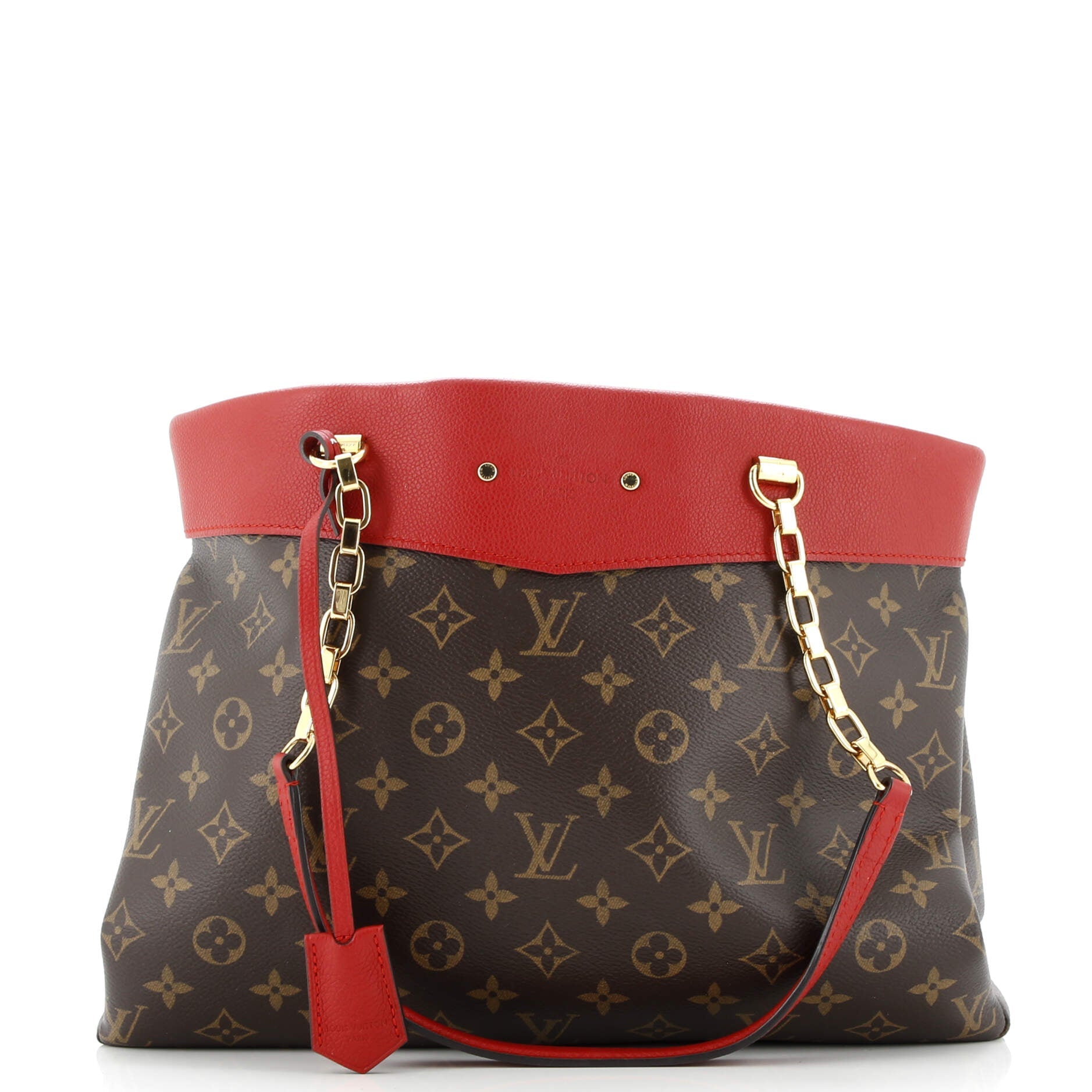 Louis Vuitton Pallas Shopper Monogram Canvas and Calfskin