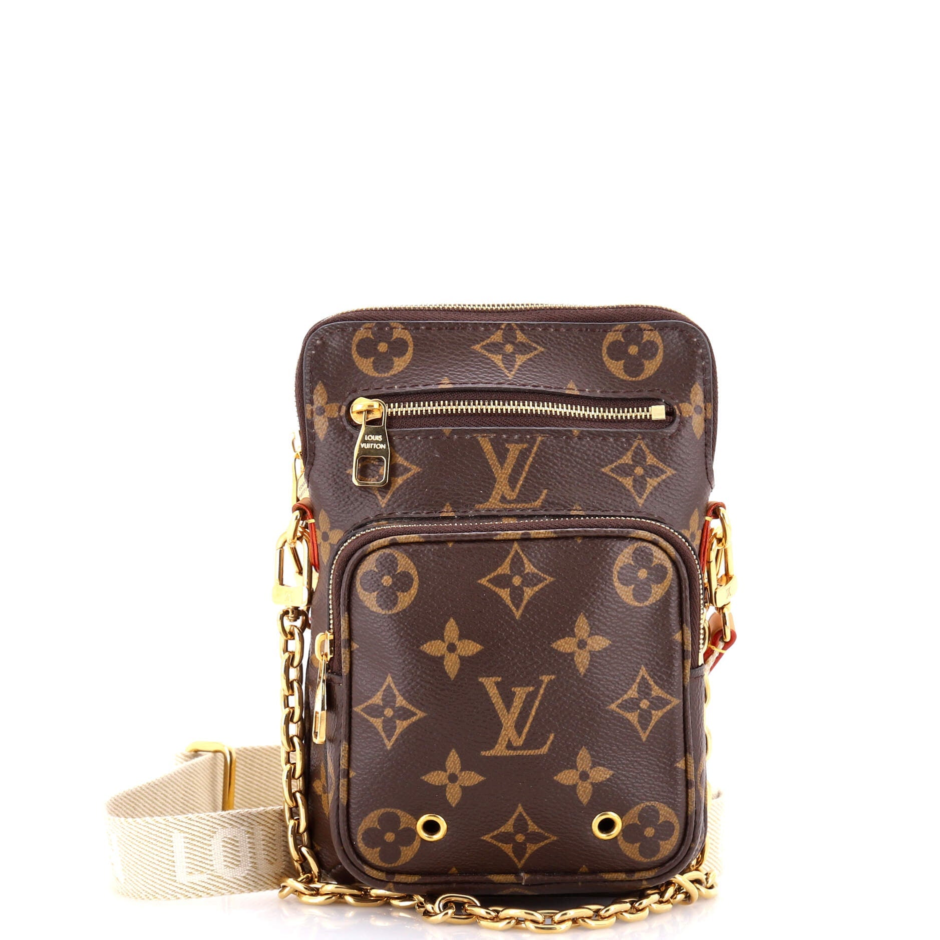 Louis Vuitton Utility Phone Sleeve Bag Monogram Canvas