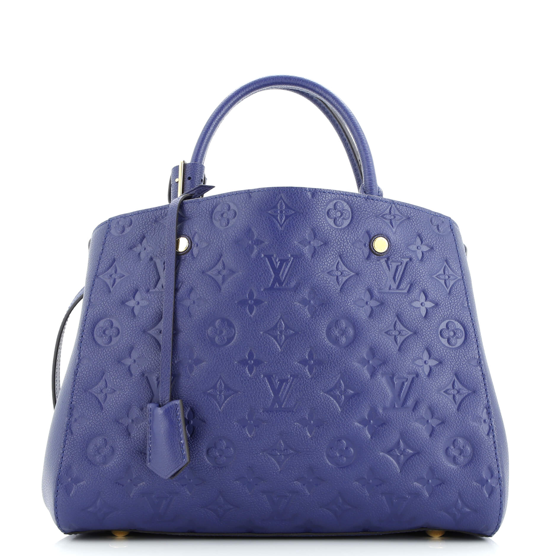 Louis Vuitton Montaigne Handbag Monogram Empreinte Leather MM