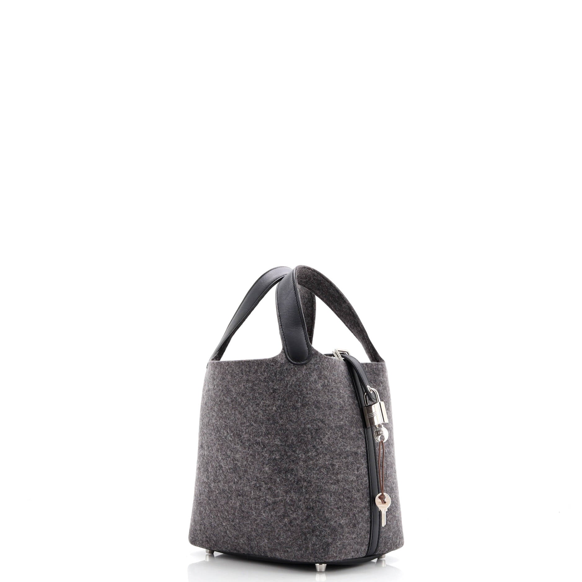 Hermes Picotin Lock Bag Felt with Leather PM