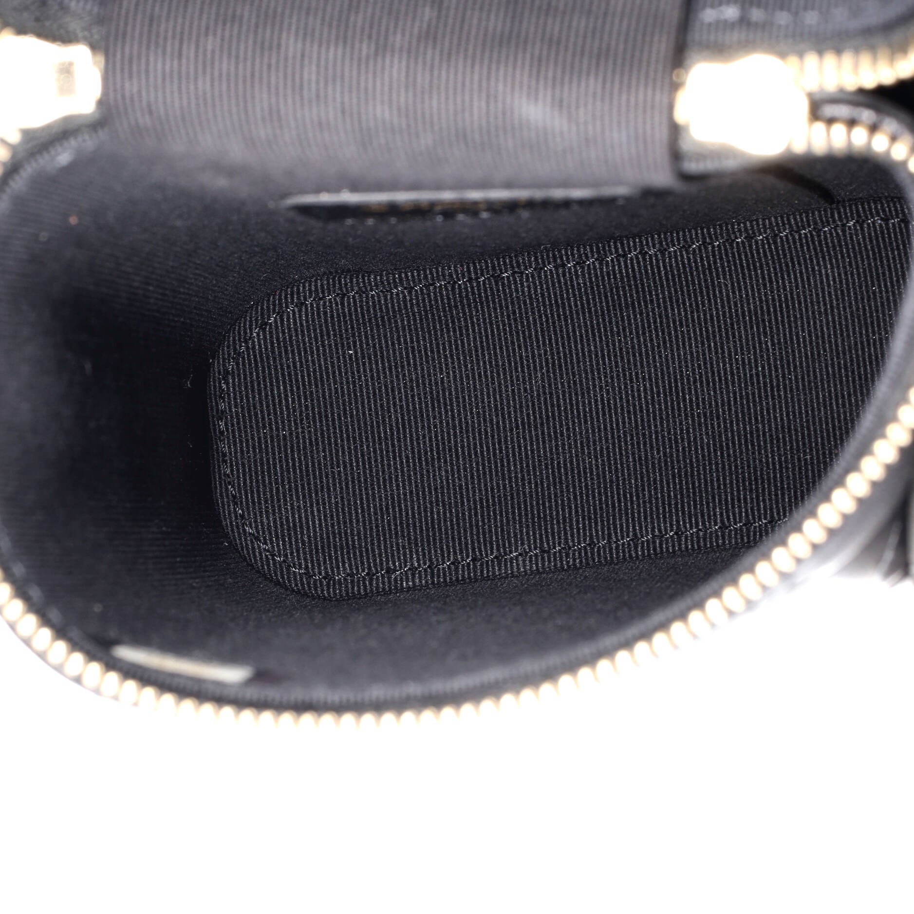 Chanel Classic Vanity Top Handle Phone Holder with Chain Quilted Lambskin